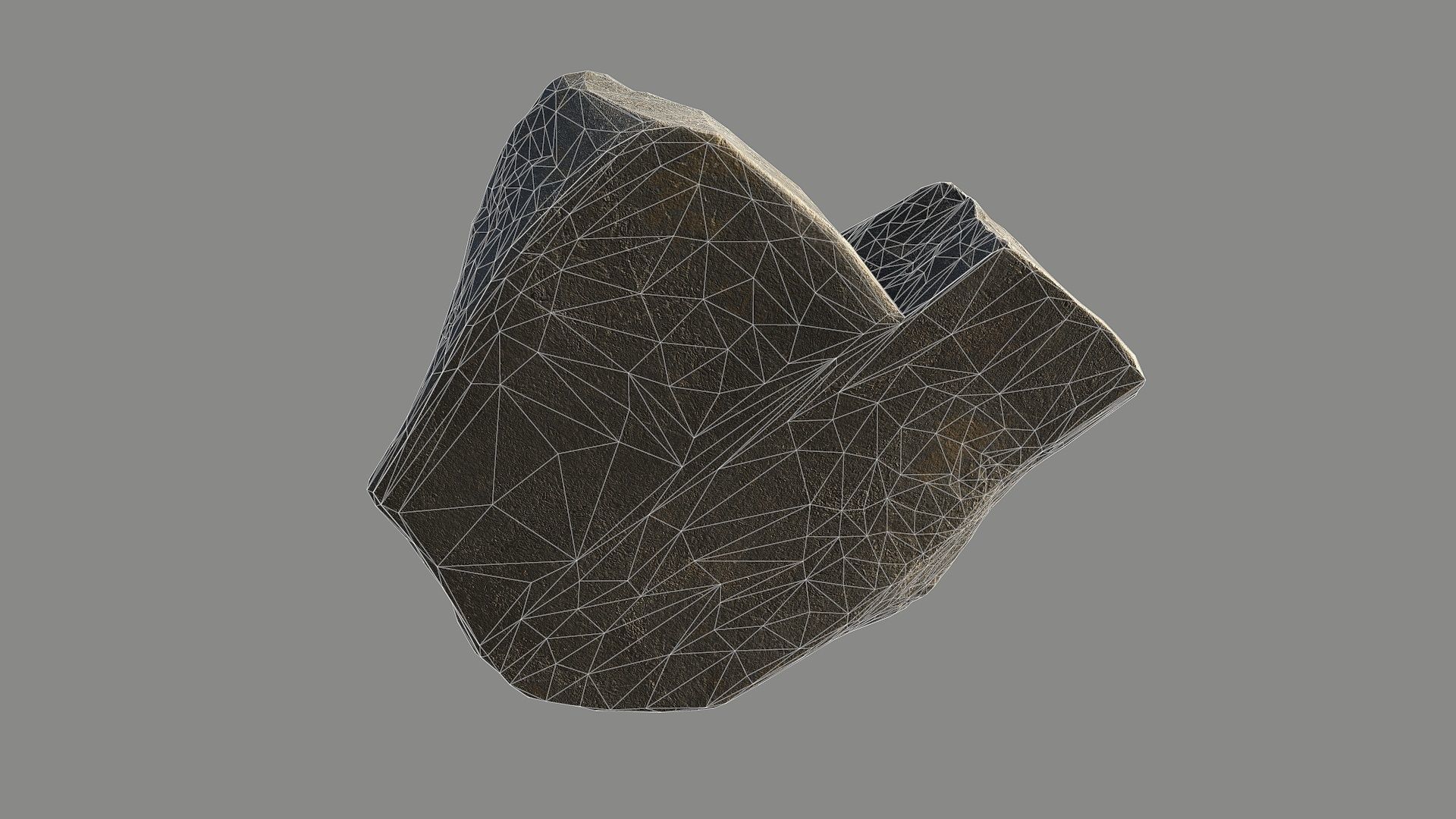 Mountain Rock 07 Low-poly 3D model_25