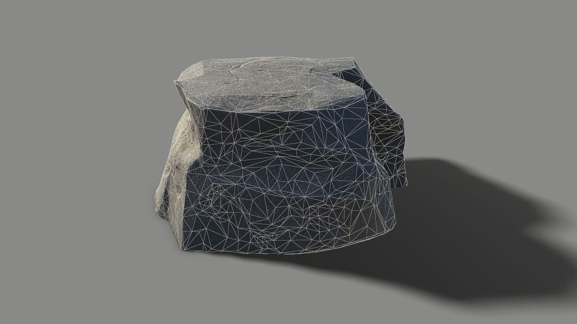 Mountain Rock 07 Low-poly 3D model_20
