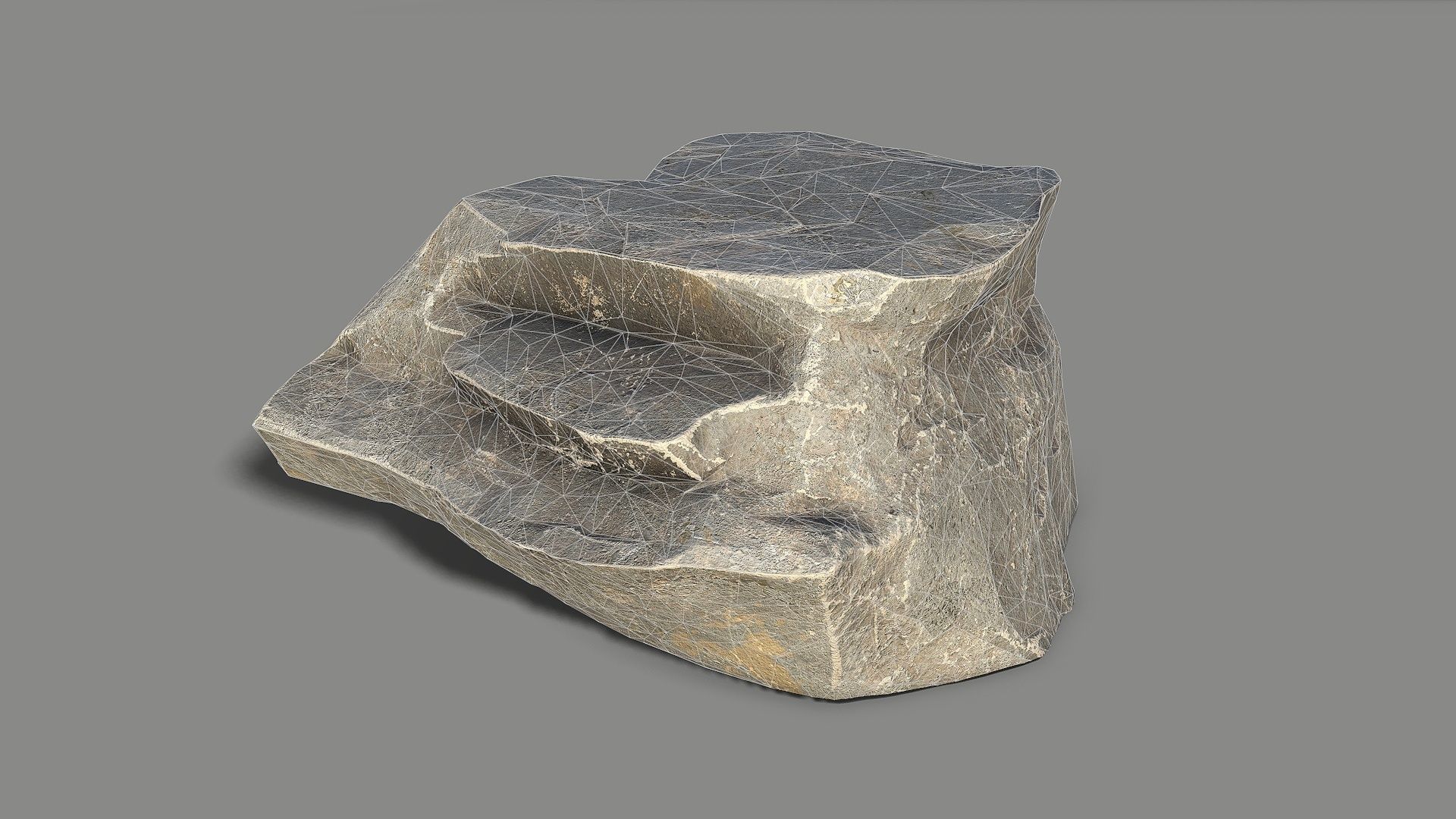 Mountain Rock 07 Low-poly 3D model_16