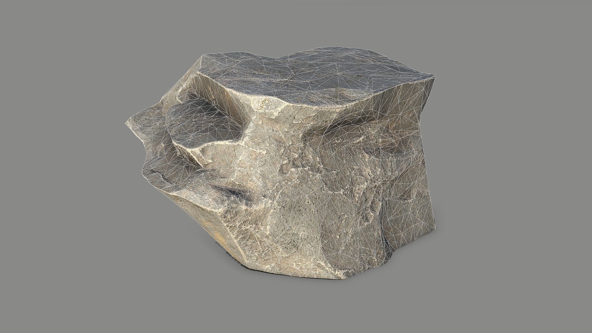 Mountain Rock 07 Low-poly 3D model_17