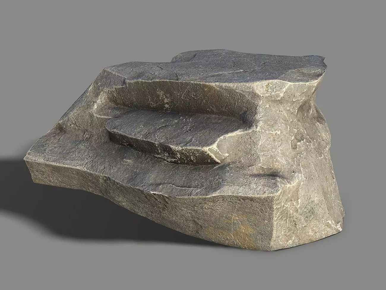 Mountain Rock 07 Low-poly 3D model_0