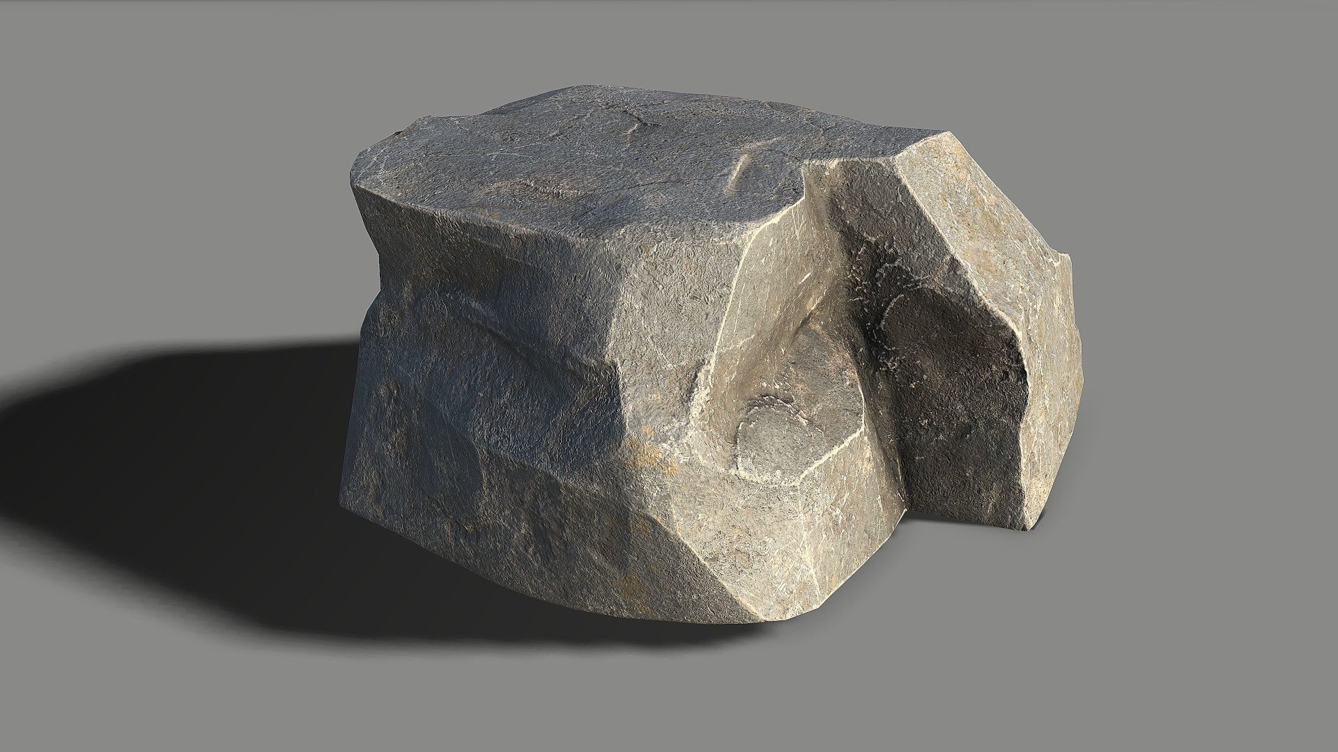 Mountain Rock 07 Low-poly 3D model_11