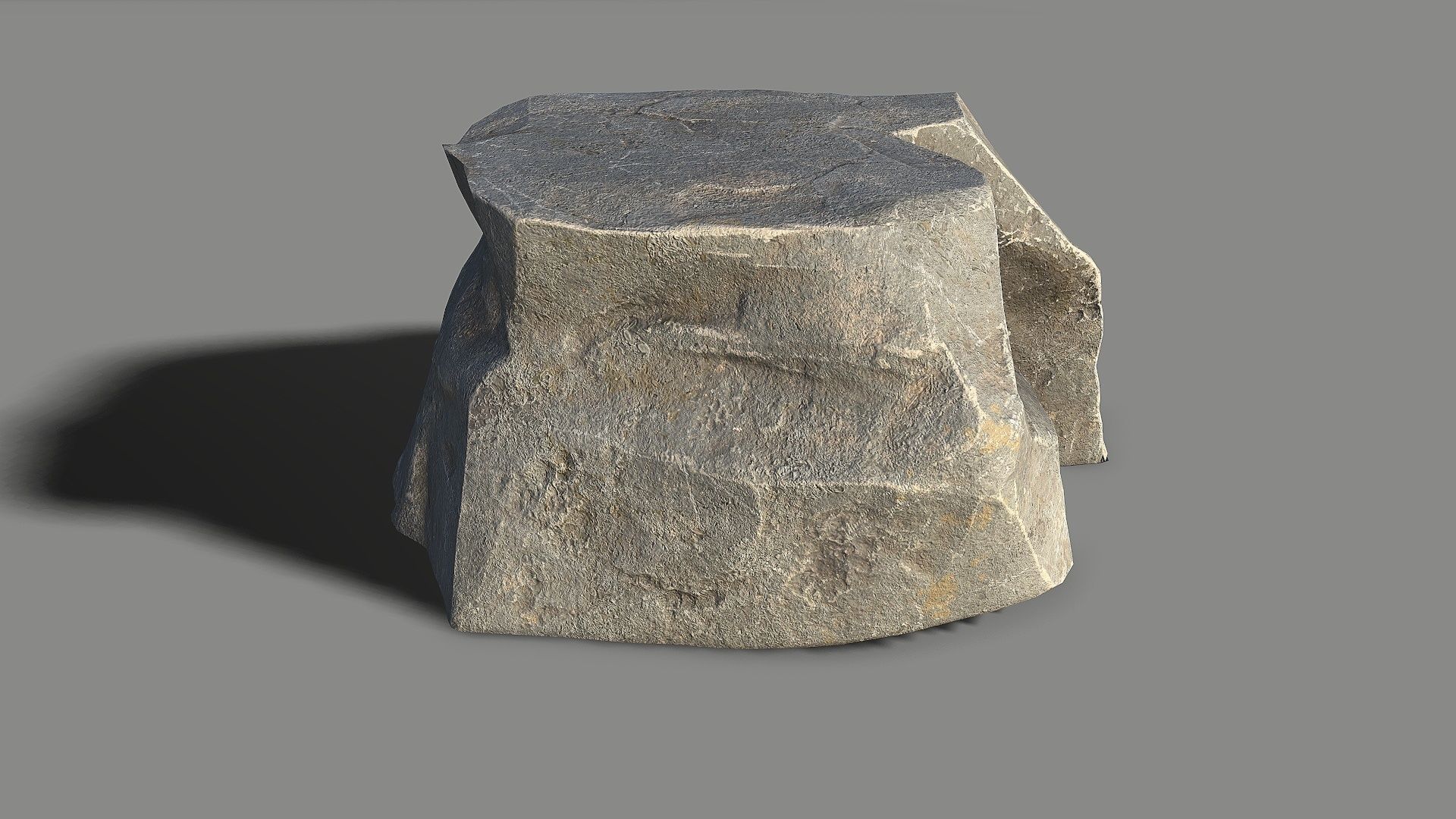 Mountain Rock 07 Low-poly 3D model_10