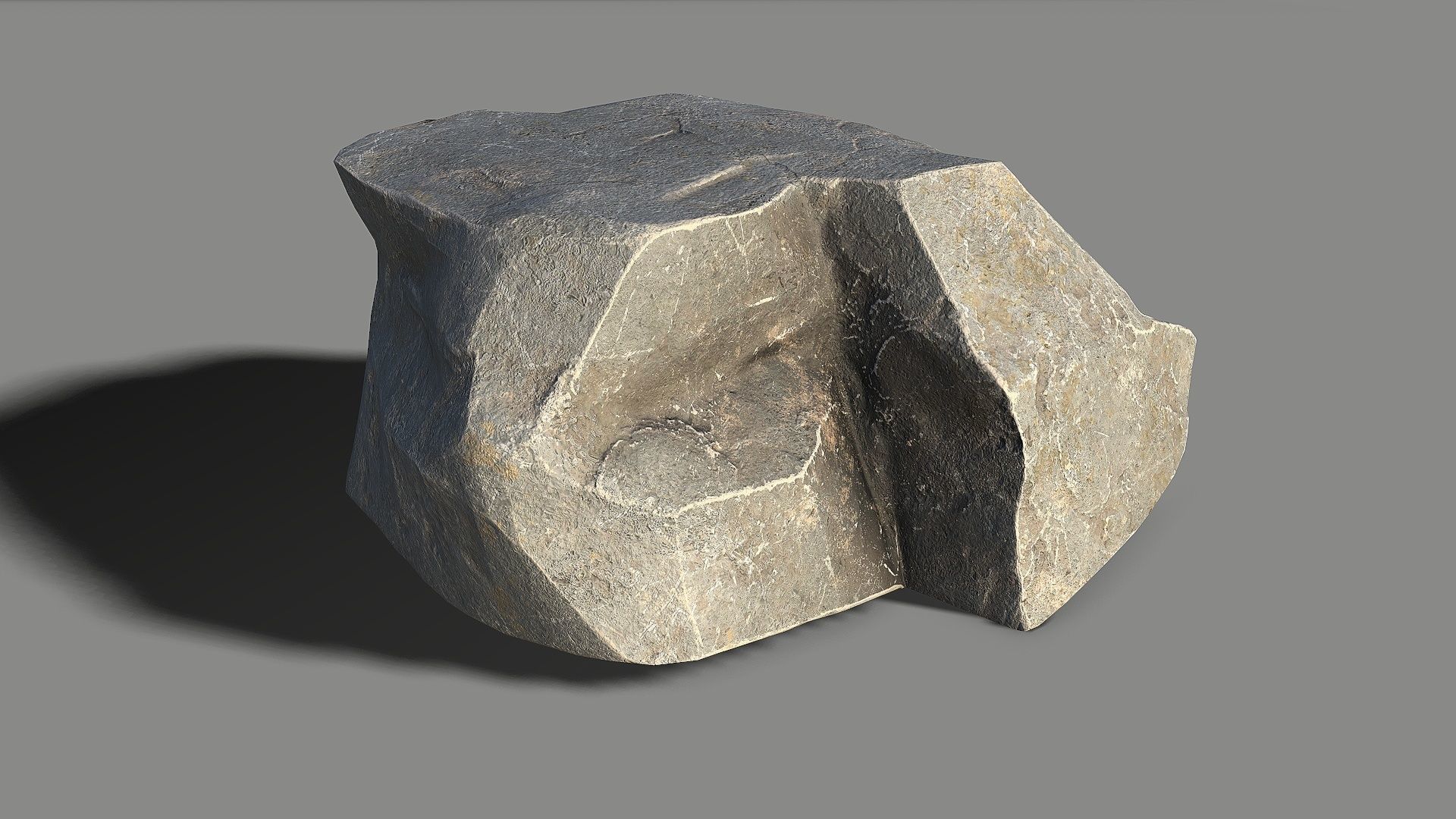 Mountain Rock 07 Low-poly 3D model_12