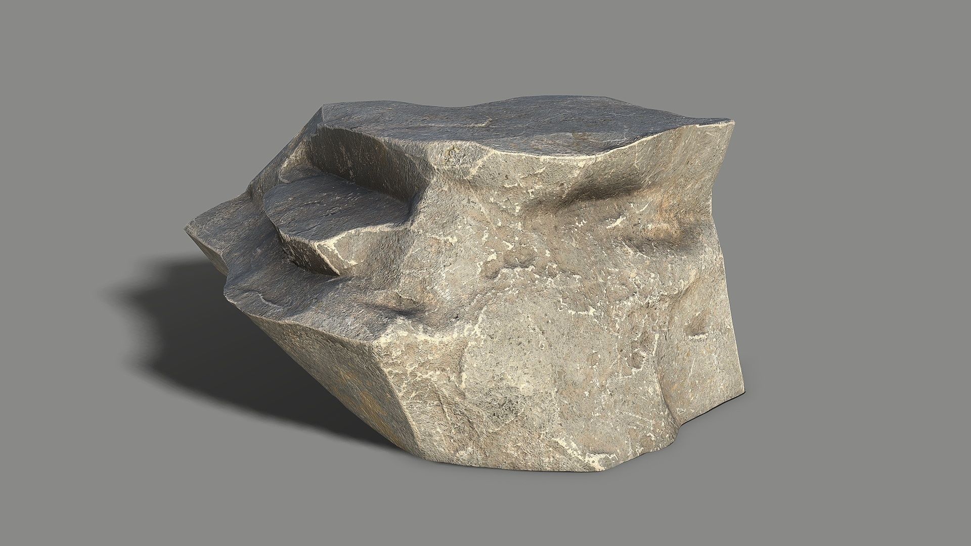 Mountain Rock 07 Low-poly 3D model_5