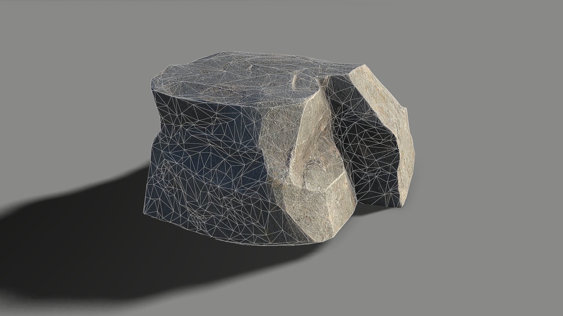 Mountain Rock 07 Low-poly 3D model_21