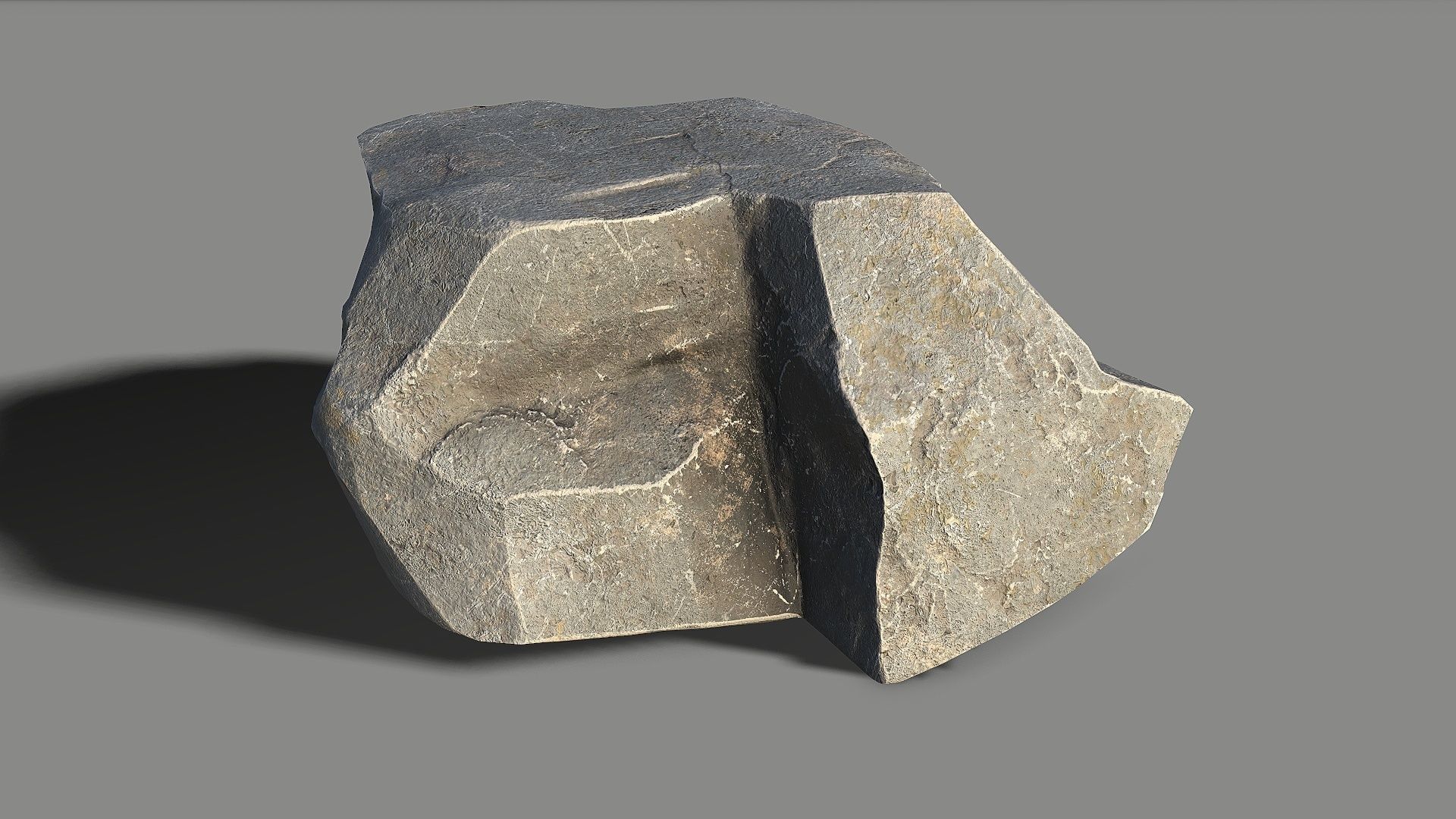 Mountain Rock 07 Low-poly 3D model_13
