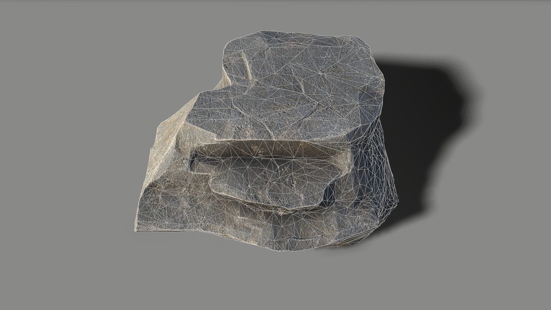 Mountain Rock 07 Low-poly 3D model_24