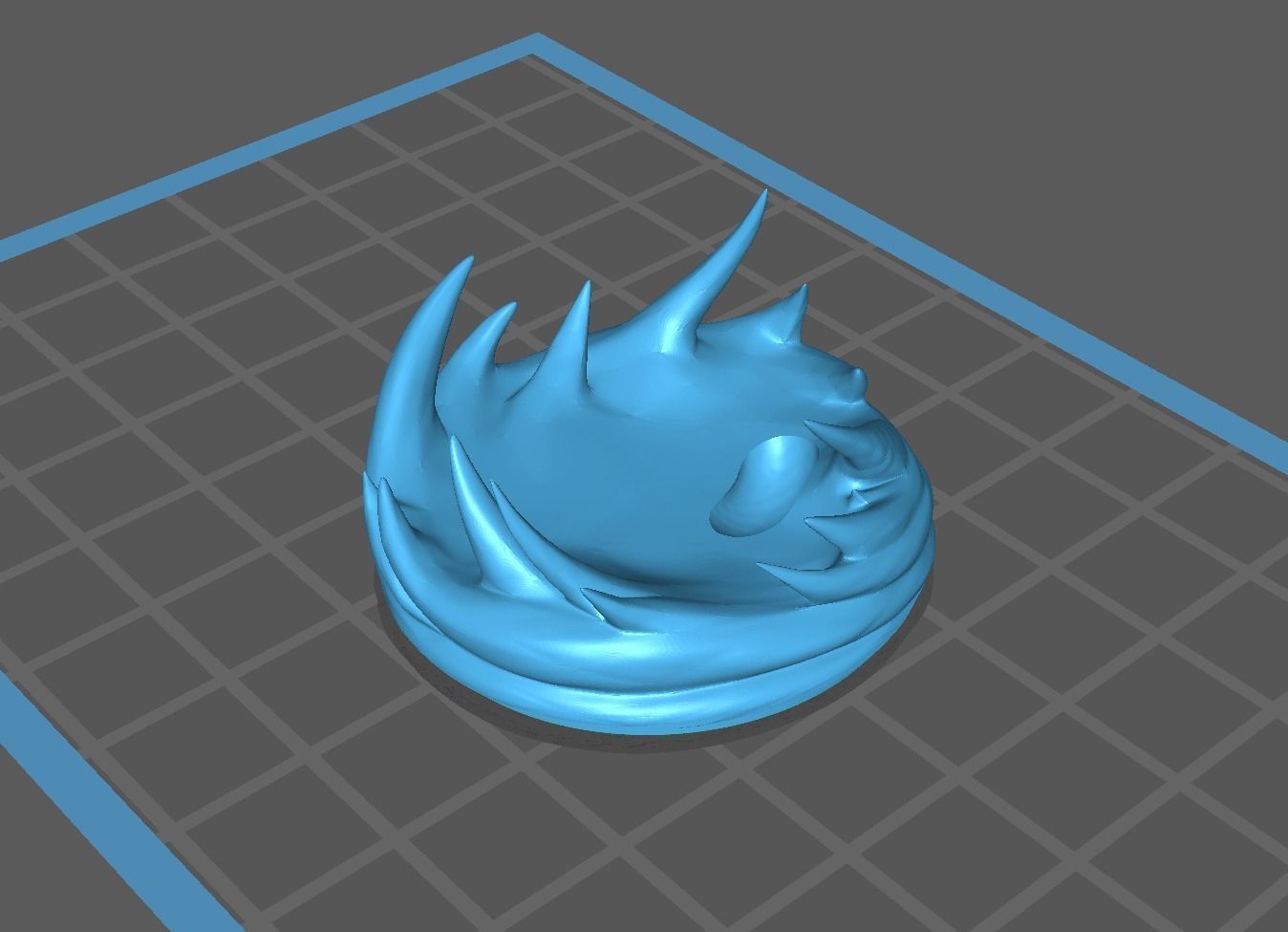 Kingdra pokemon 3D print model 3D print model_5