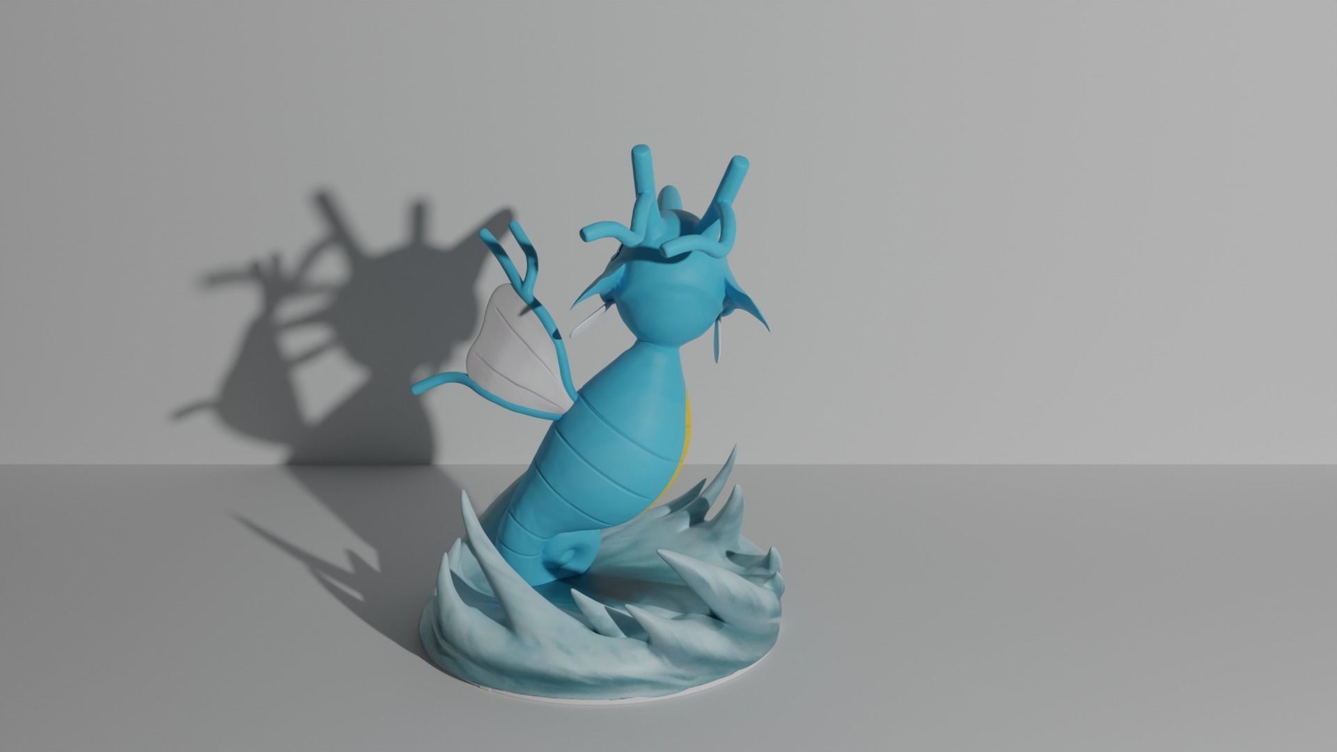 Kingdra pokemon 3D print model 3D print model_2
