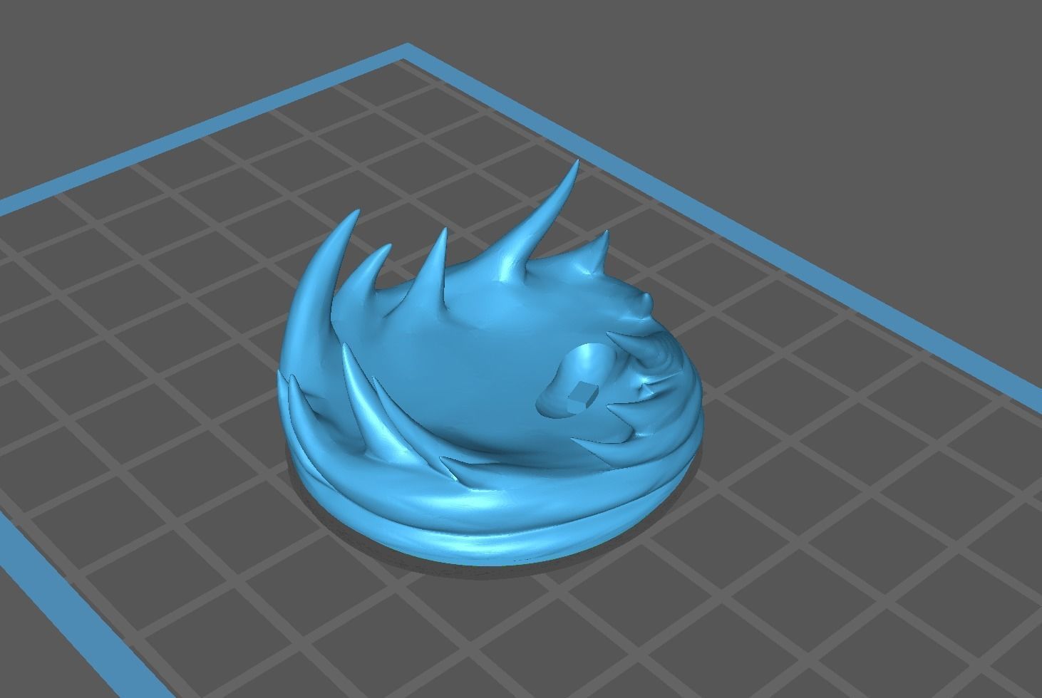 Kingdra pokemon 3D print model 3D print model_6