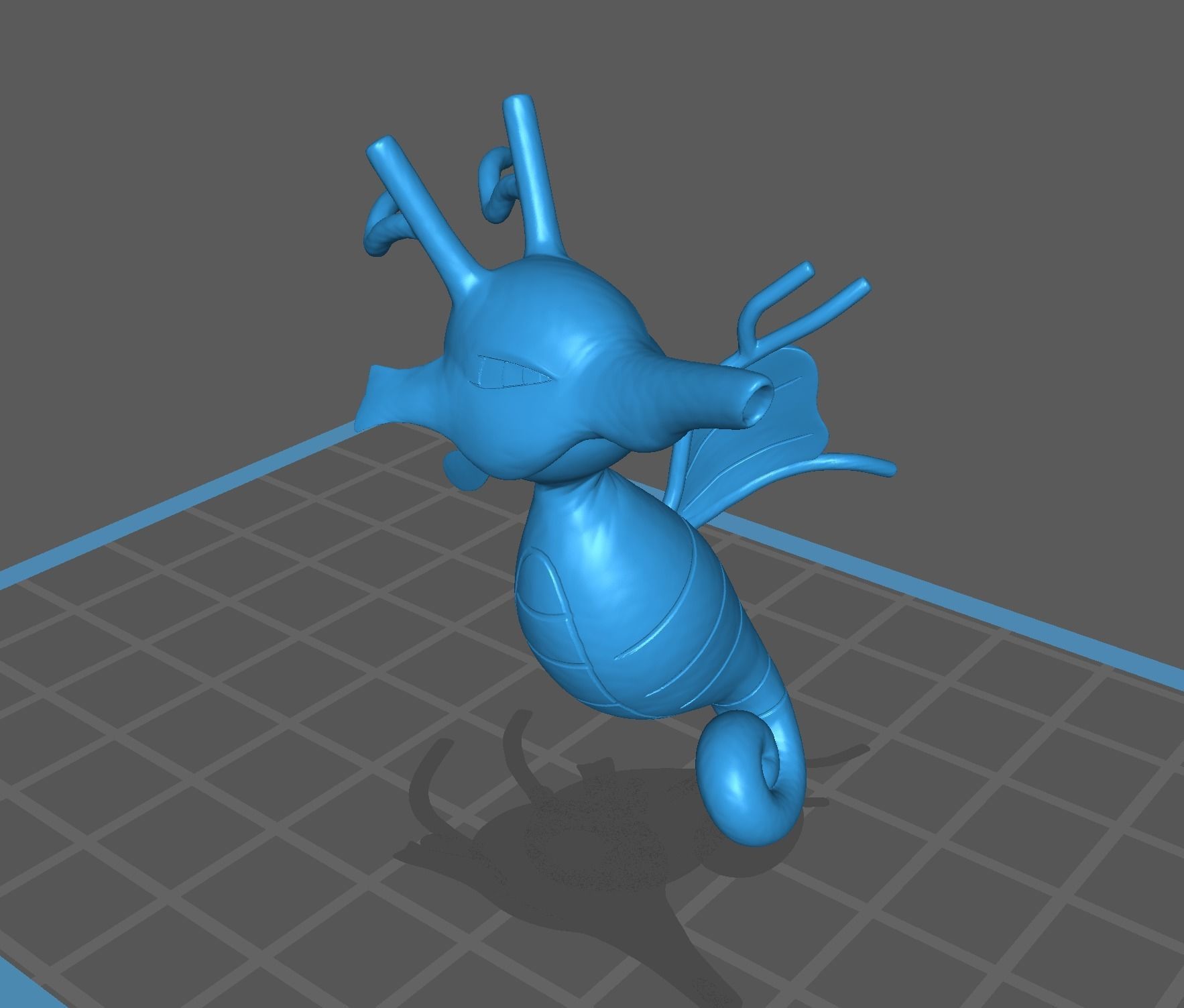 Kingdra pokemon 3D print model 3D print model_9