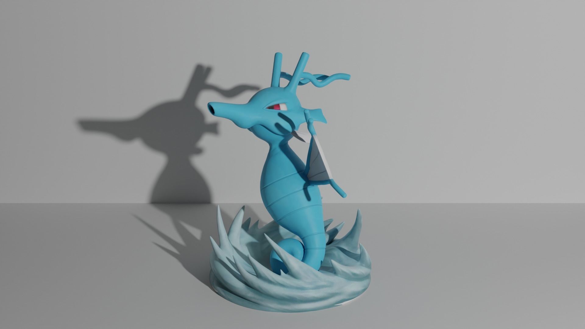 Kingdra pokemon 3D print model 3D print model_1