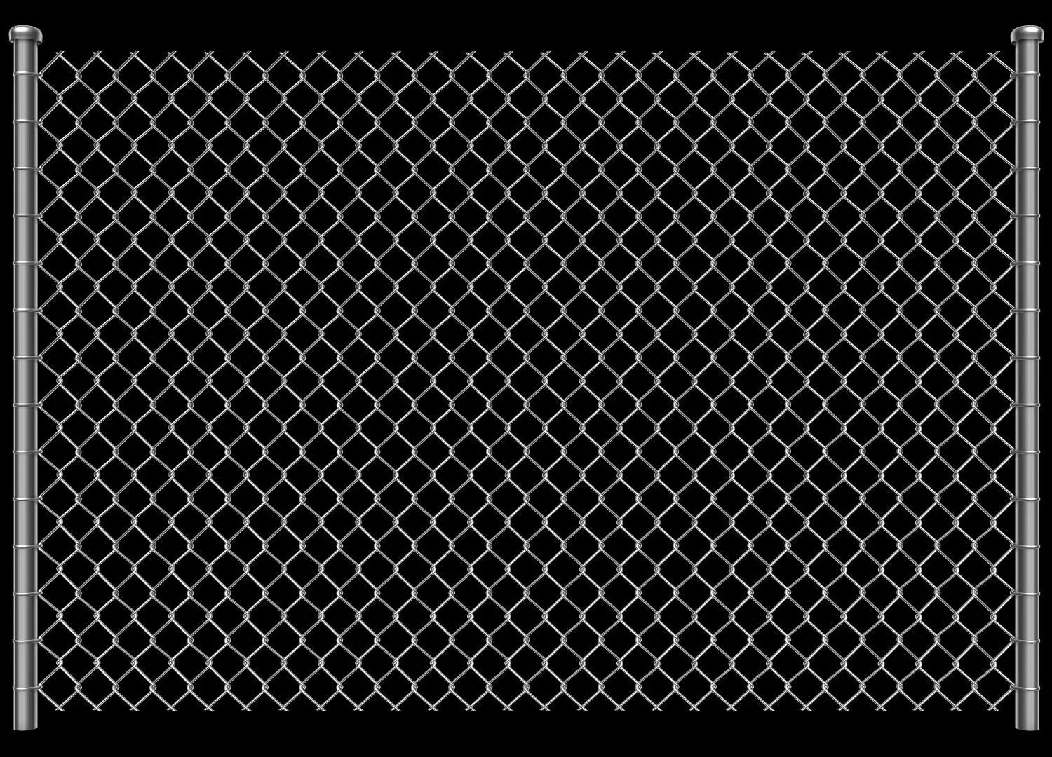 Wire Fence 3D model_0
