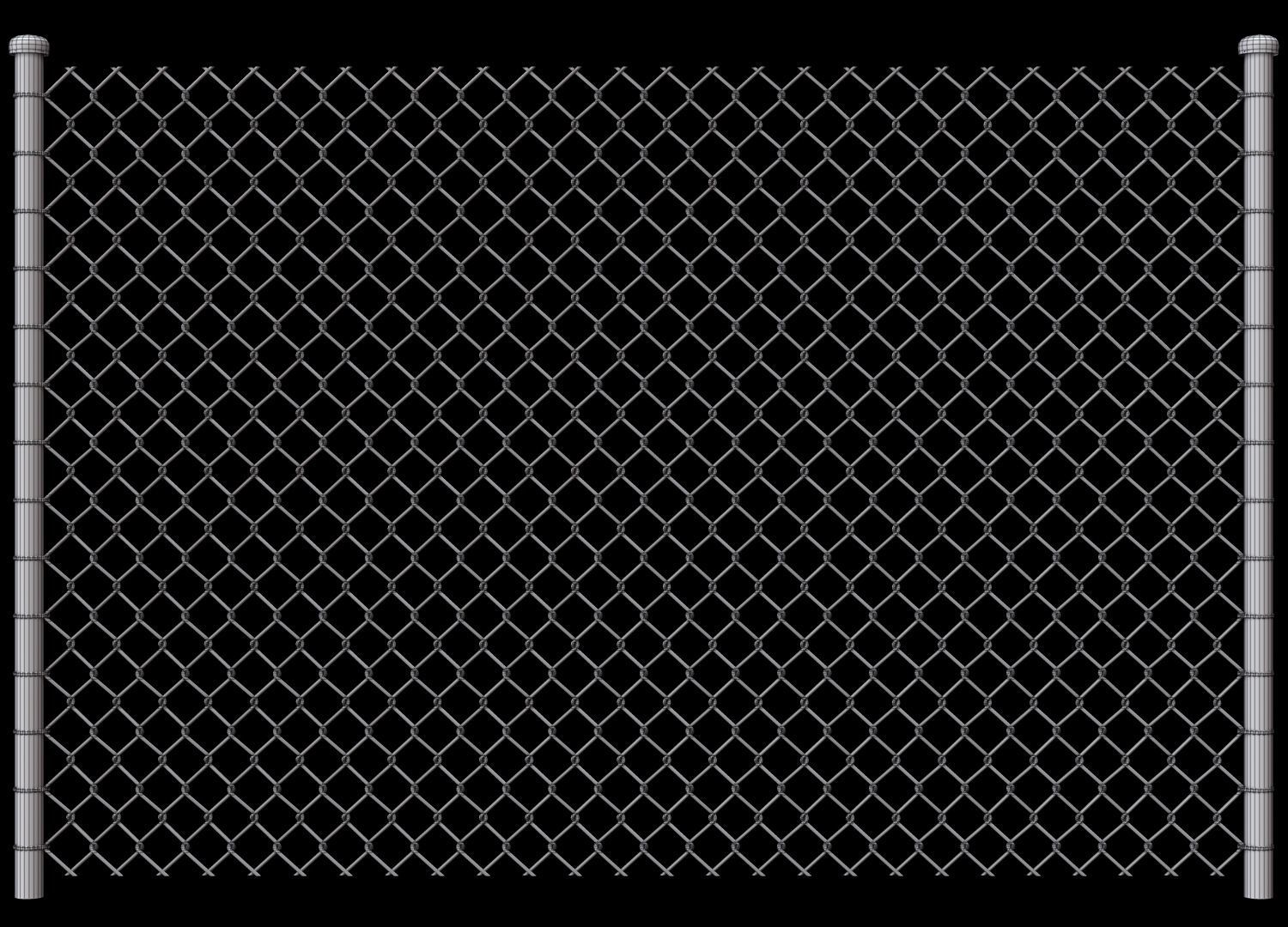 Wire Fence 3D model_12