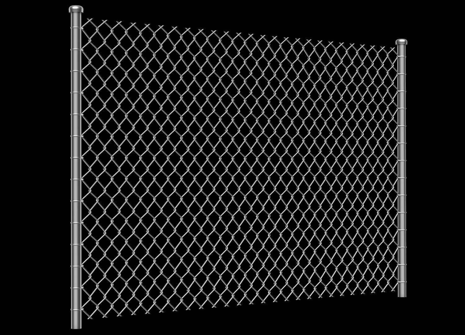 Wire Fence 3D model_1