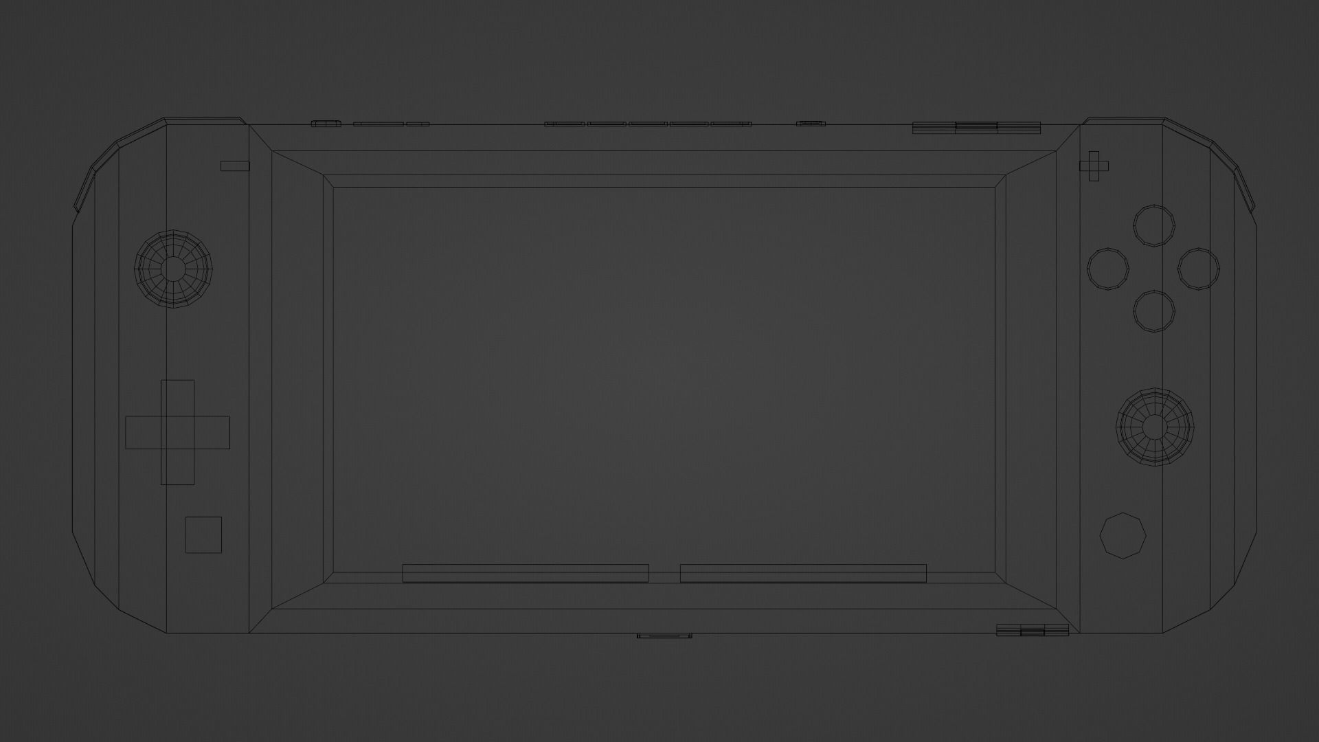 Low Poly Nintendo Switch Lite Pack Low-poly 3D model_11