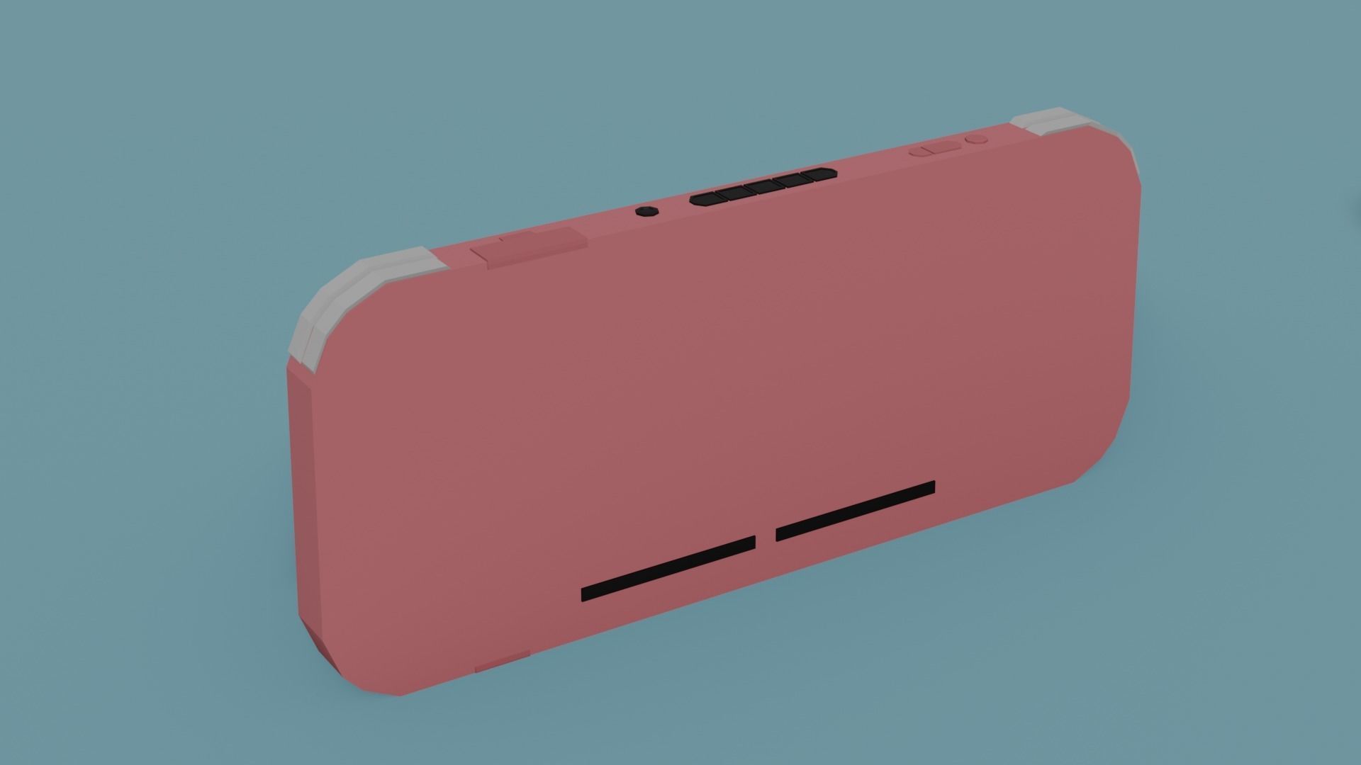 Low Poly Nintendo Switch Lite Pack Low-poly 3D model_6