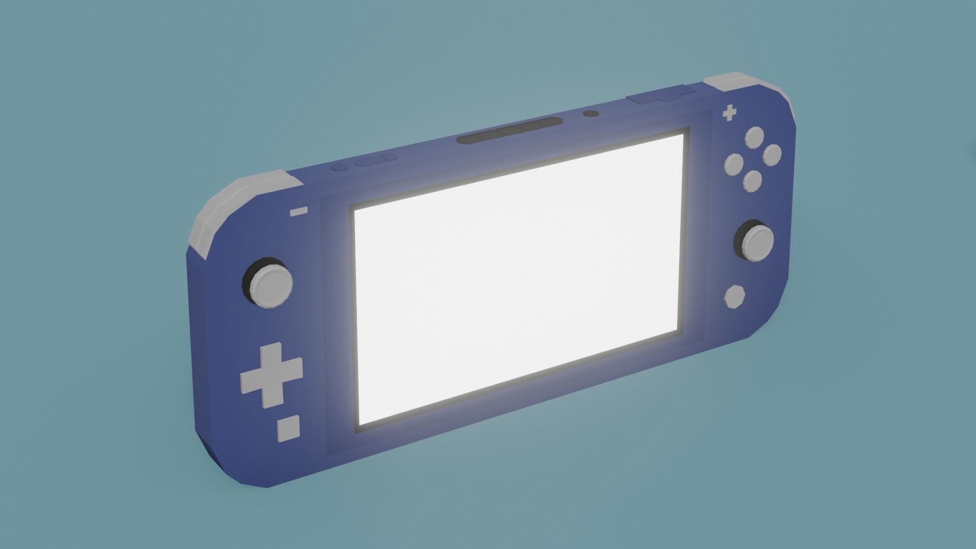 Low Poly Nintendo Switch Lite Pack Low-poly 3D model_10