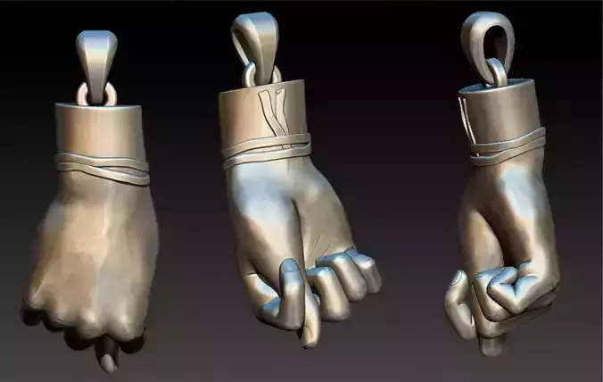 Fig Hand Sign - Figa 3D print model