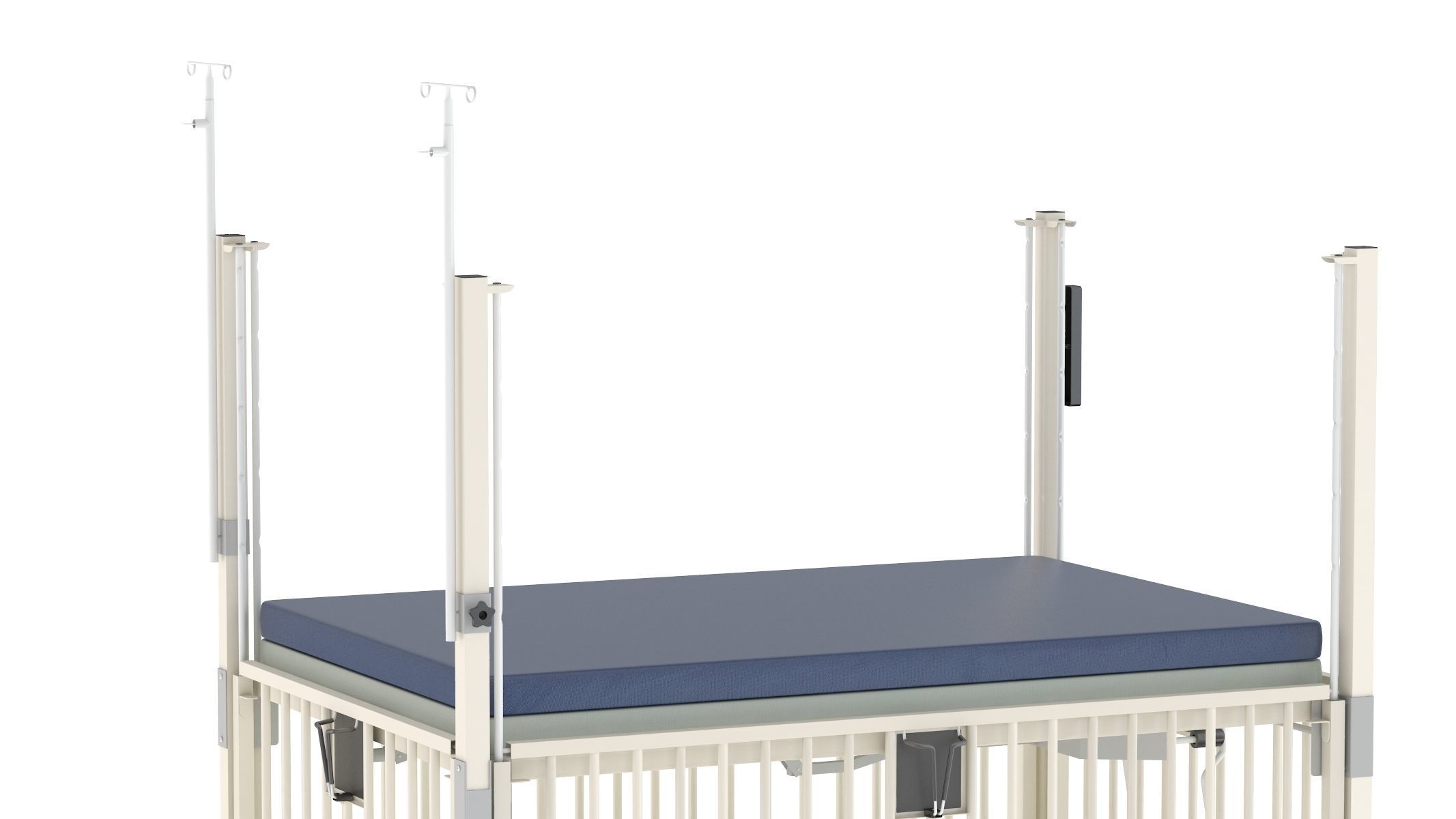 Medical Baby Crib PBR Realistic 3D model_4