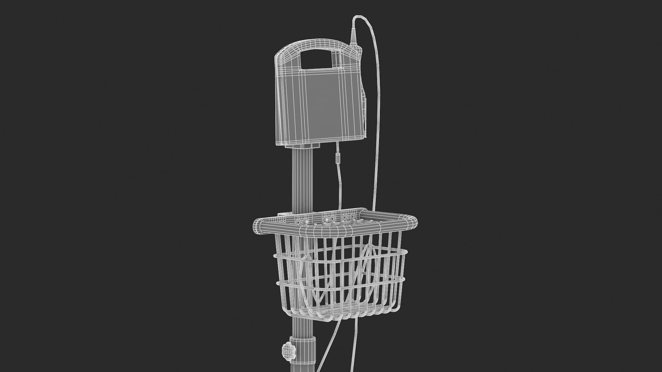 Medical Bladder Scanner Realistic PBR 3D model_18