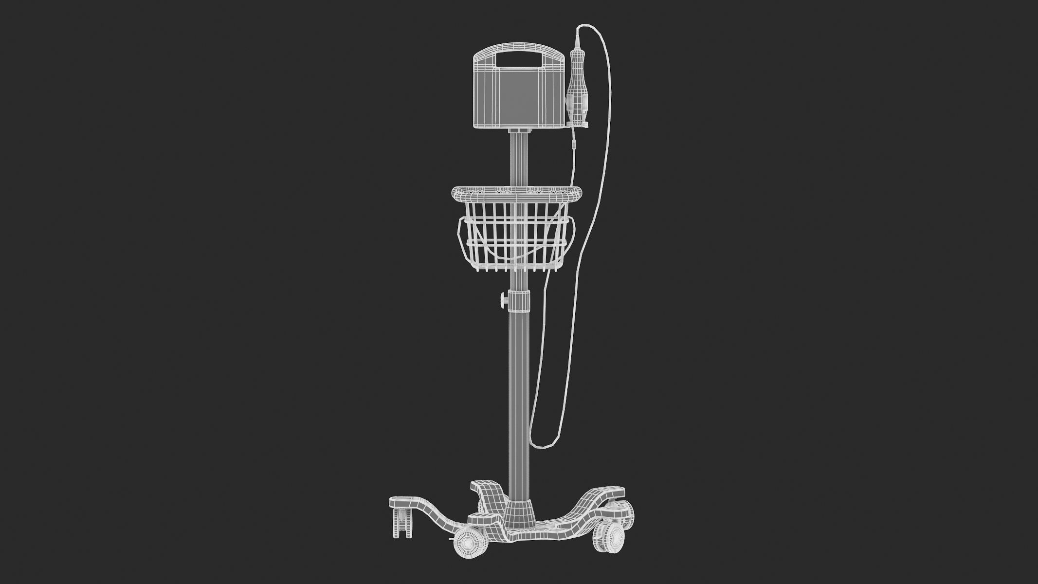 Medical Bladder Scanner Realistic PBR 3D model_10
