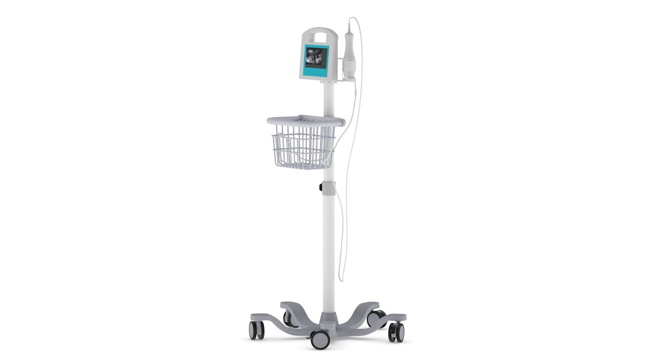 Medical Bladder Scanner Realistic PBR 3D model_7