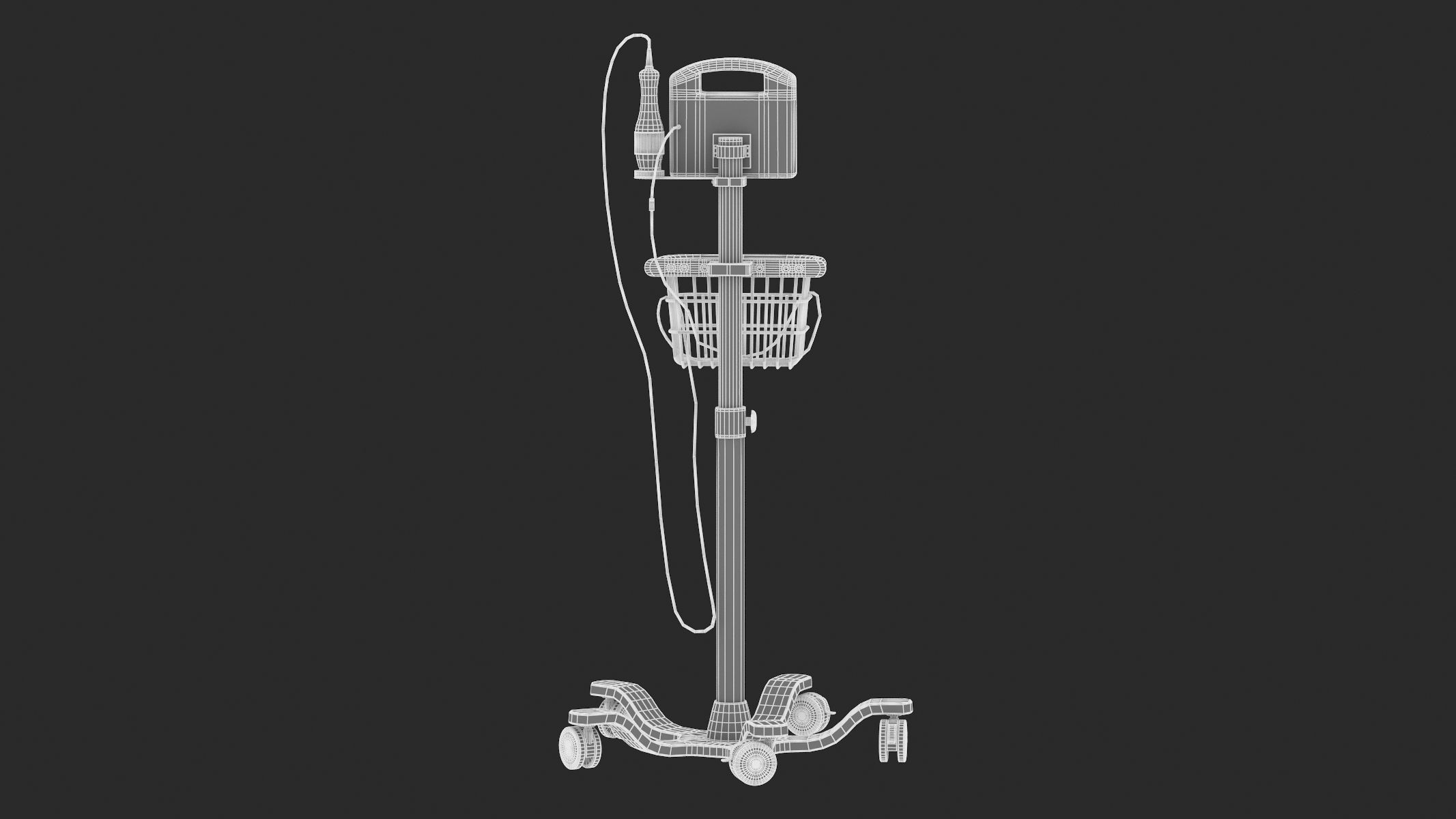 Medical Bladder Scanner Realistic PBR 3D model_14