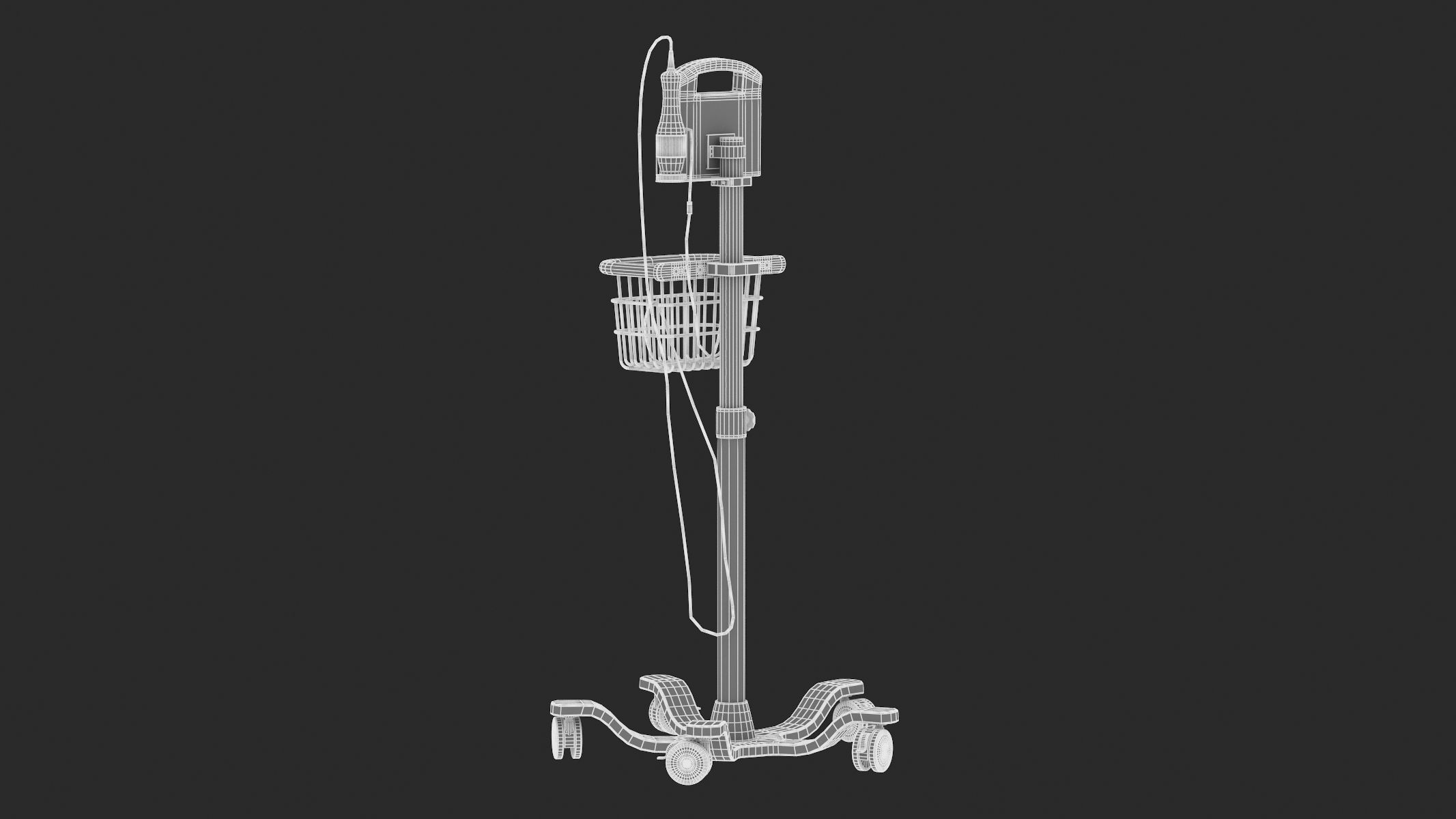 Medical Bladder Scanner Realistic PBR 3D model_15