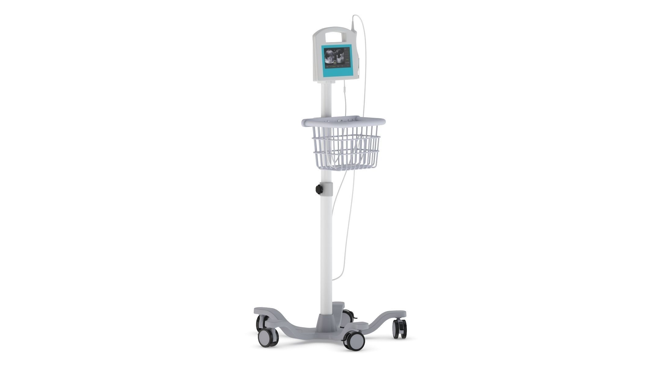 Medical Bladder Scanner Realistic PBR 3D model_1