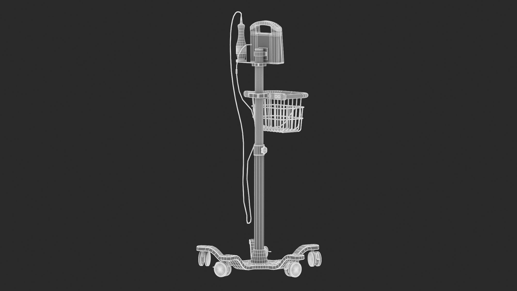 Medical Bladder Scanner Realistic PBR 3D model_13