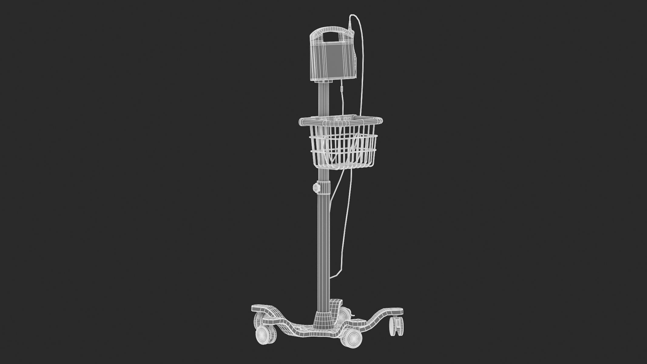Medical Bladder Scanner Realistic PBR 3D model_11