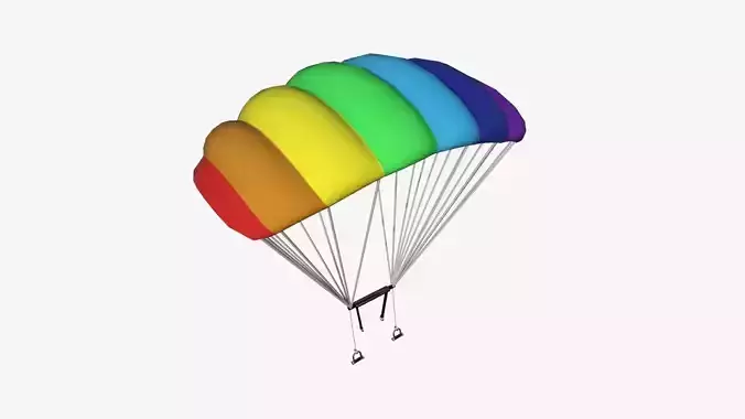 Parachute A06 Rainbow - Character Accessories Design