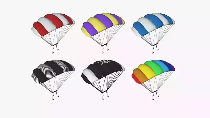 06 Parachute A Basic Collection - Character Accessories Design