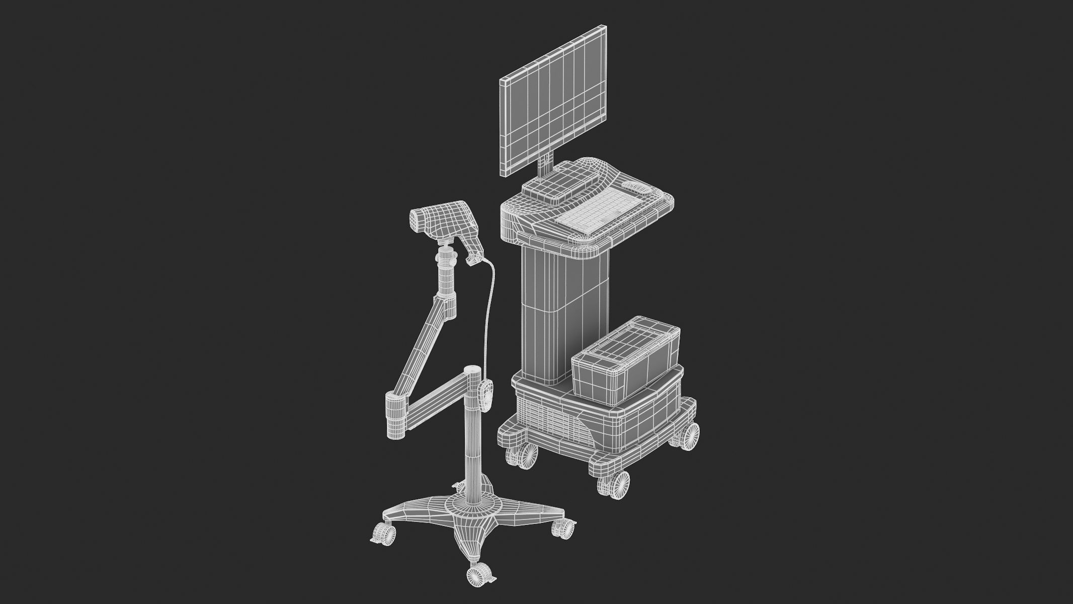 Medical Colposcopes PBR Realistic 3D model_11