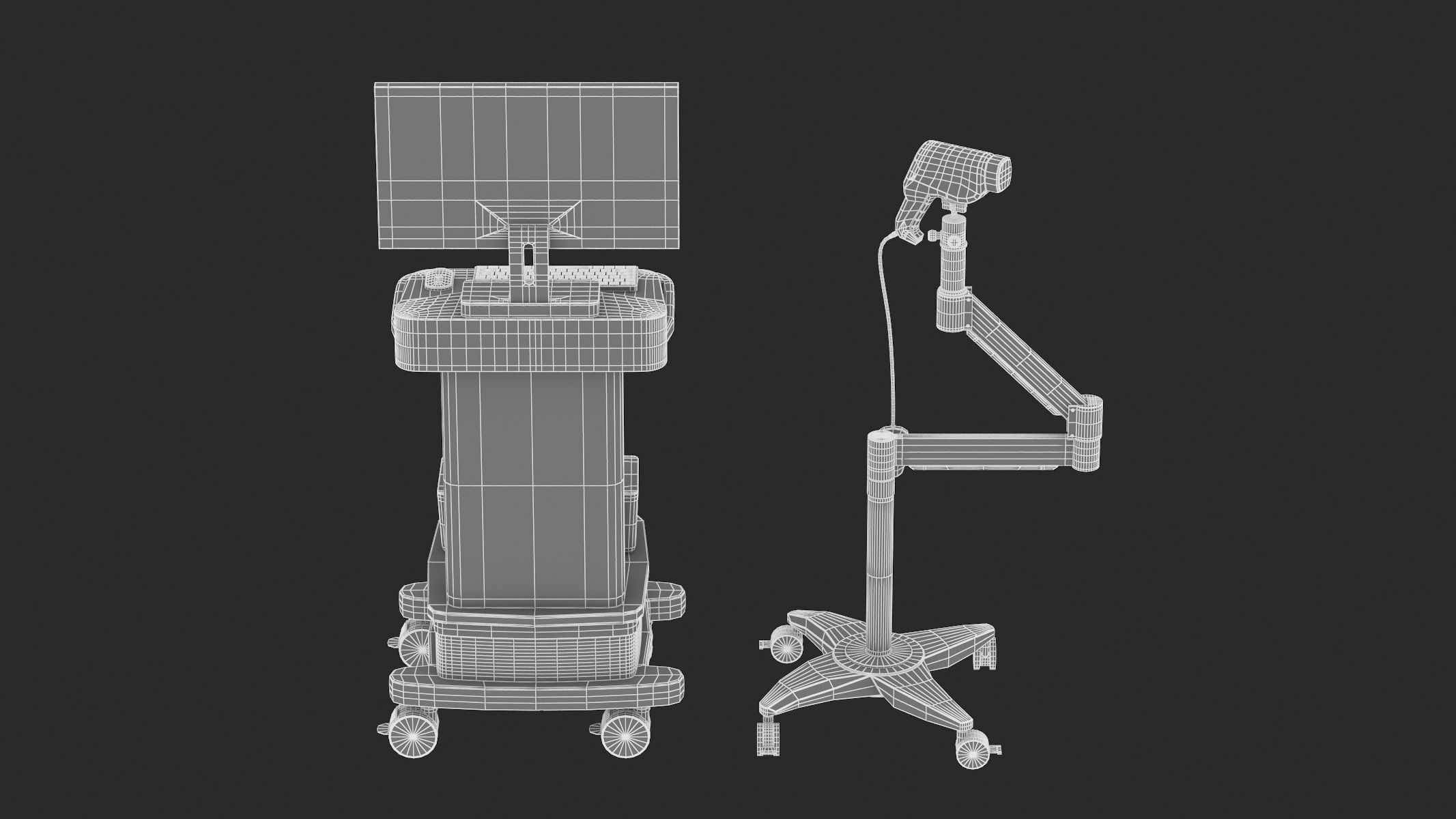 Medical Colposcopes PBR Realistic 3D model_13