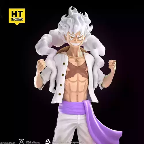 Luffy Gear 5 Nika One Piece 3D print model