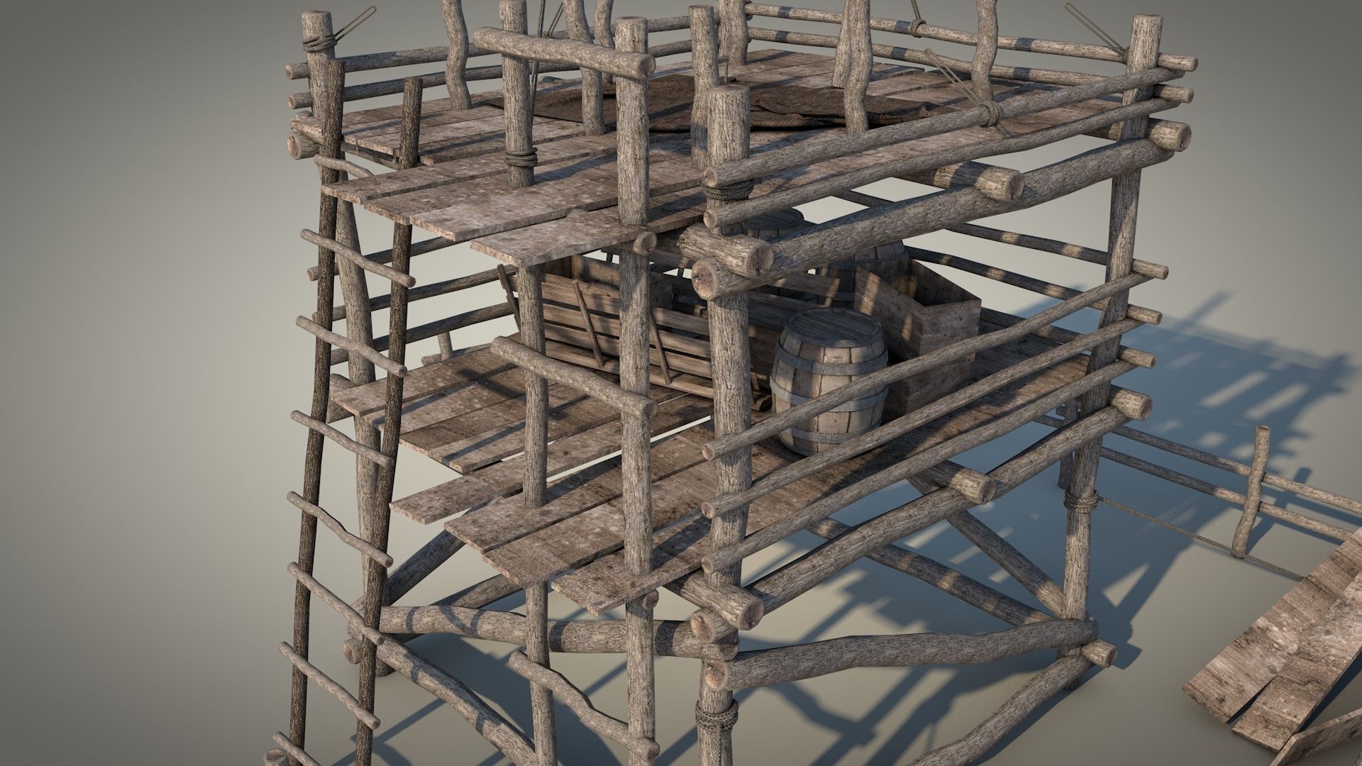 Survival Tent v9 3D model_17