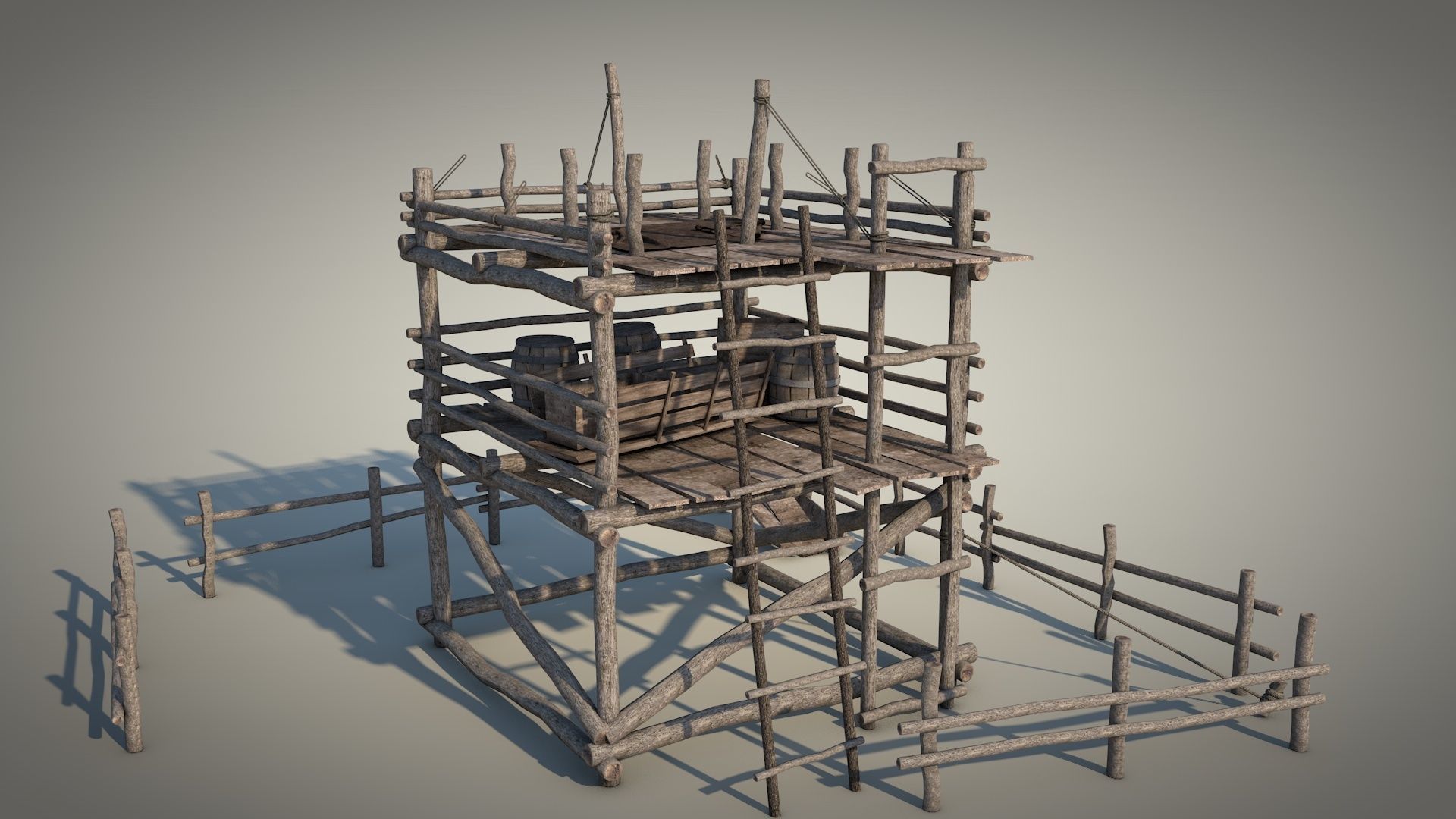 Survival Tent v9 3D model_16