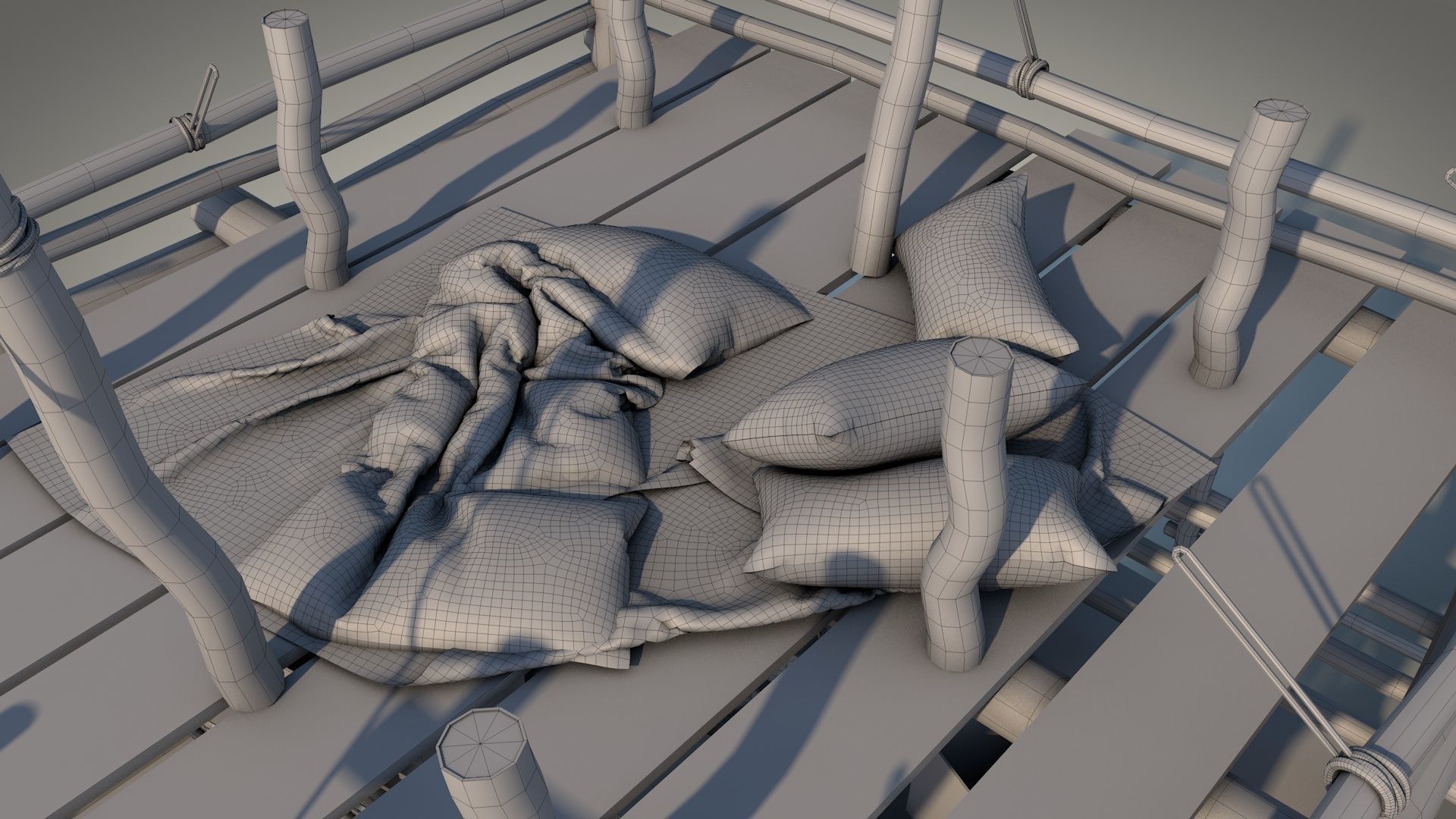 Survival Tent v9 3D model_20