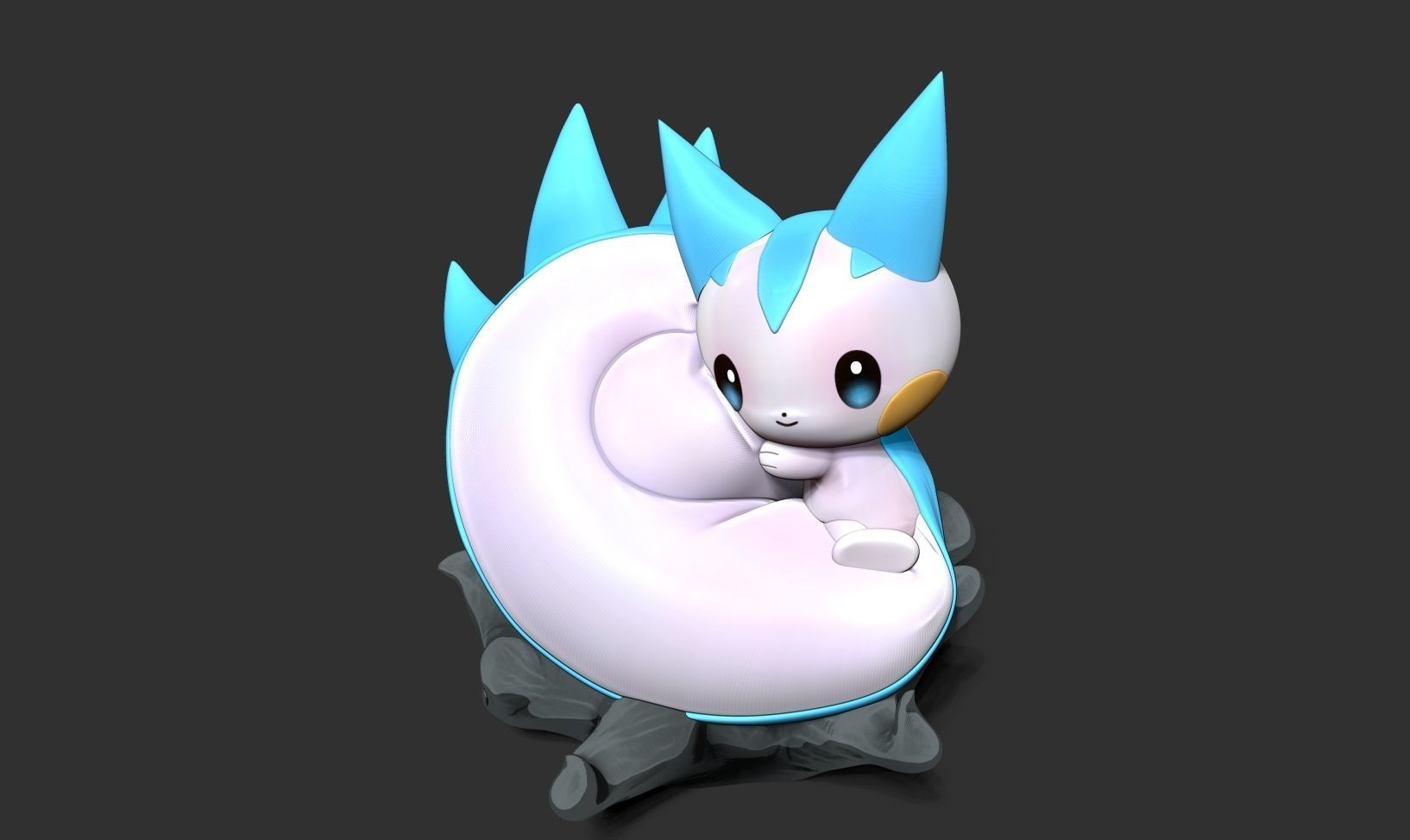 Pachirisu - Pokemon Fanart 3D print model_17