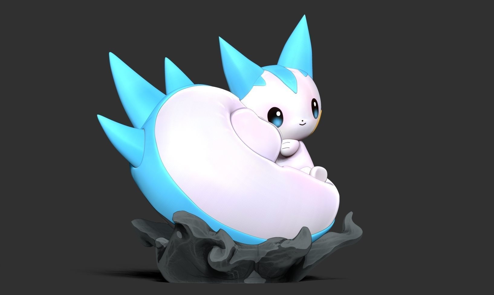 Pachirisu - Pokemon Fanart 3D print model_13