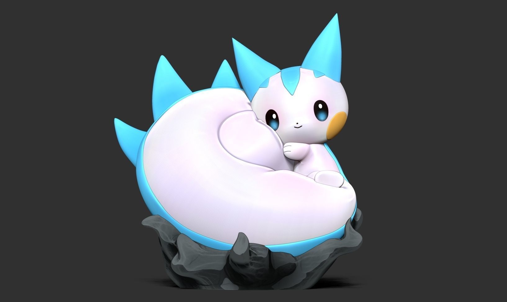 Pachirisu - Pokemon Fanart 3D print model_8