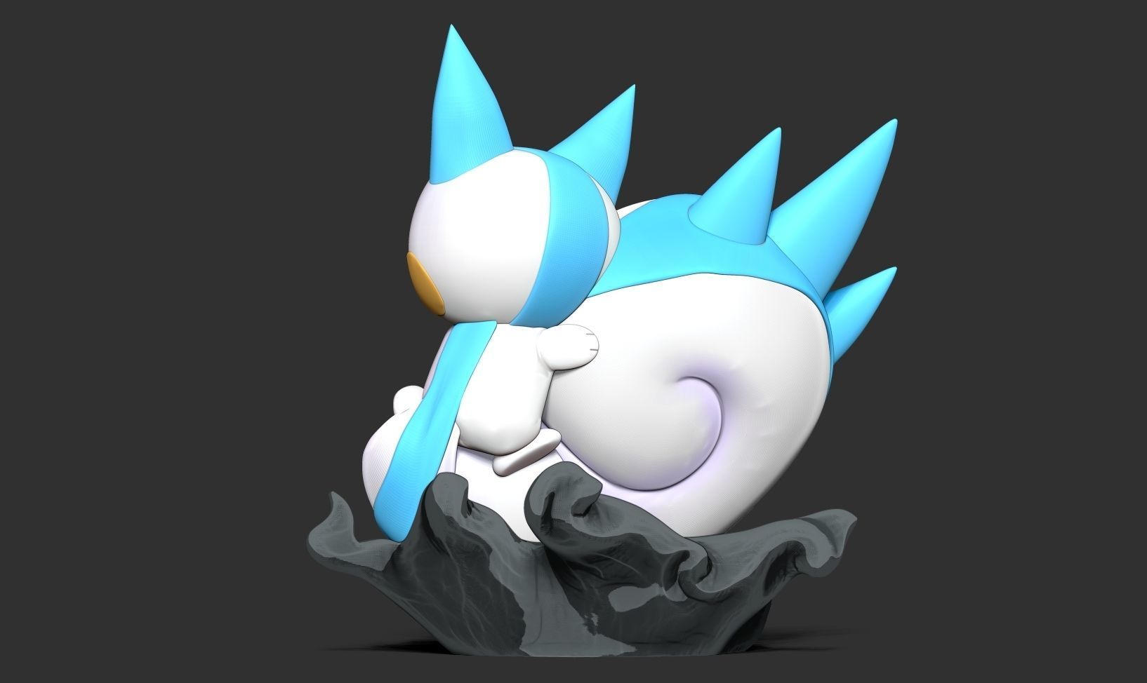 Pachirisu - Pokemon Fanart 3D print model_5