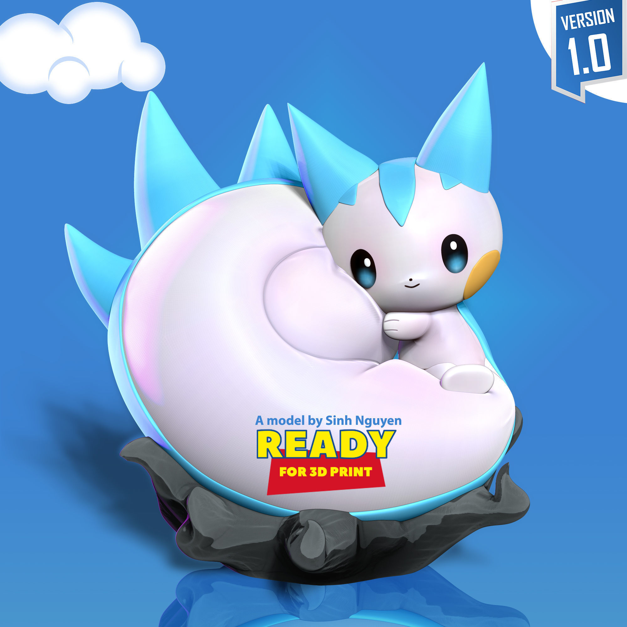 Pachirisu - Pokemon Fanart 3D print model_19