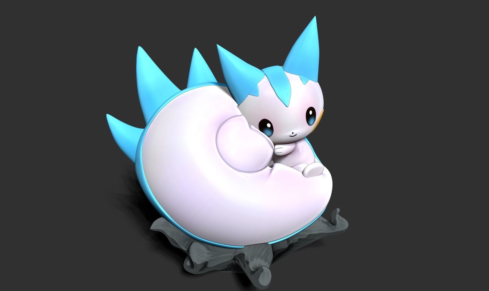 Pachirisu - Pokemon Fanart 3D print model_15
