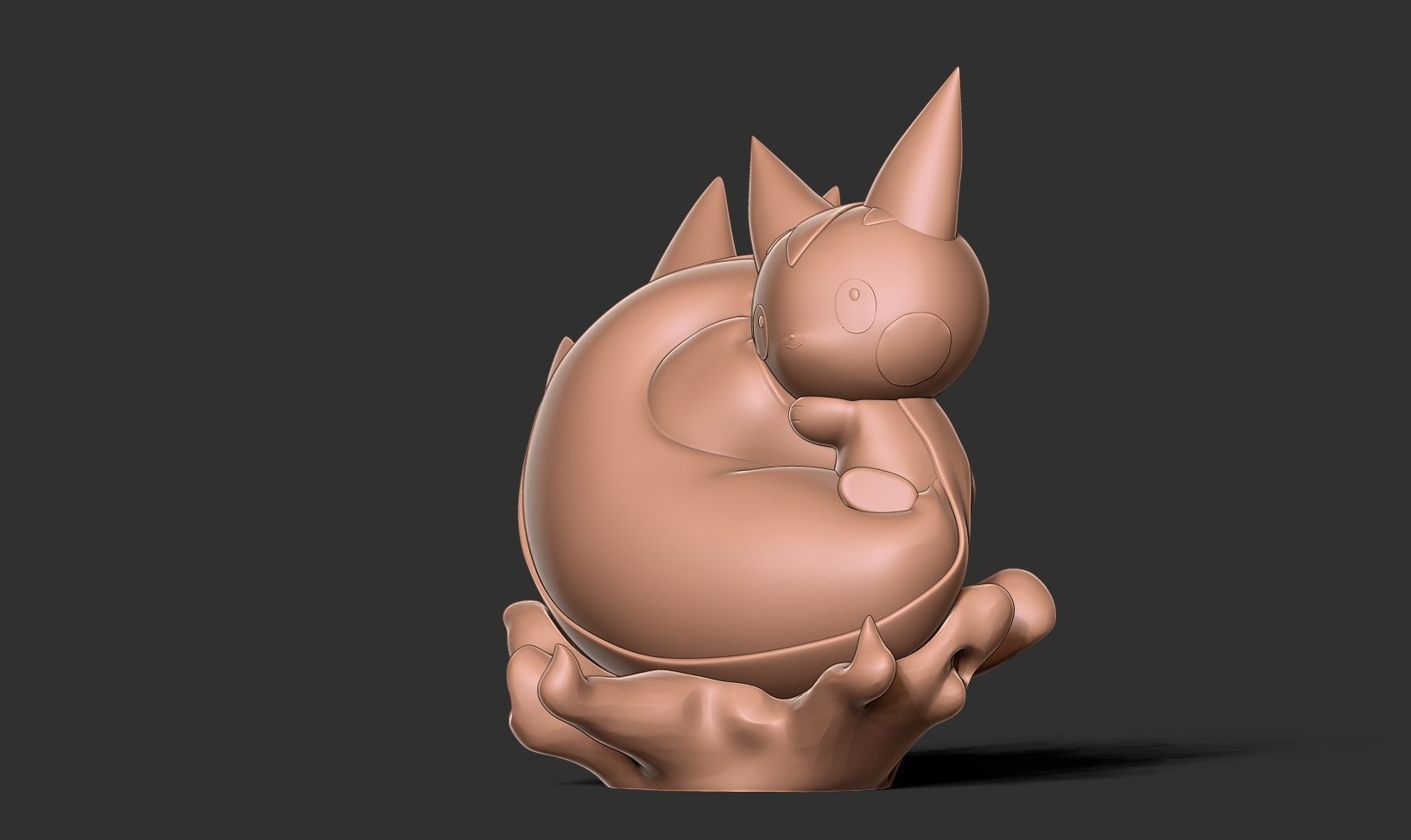 Pachirisu - Pokemon Fanart 3D print model_12