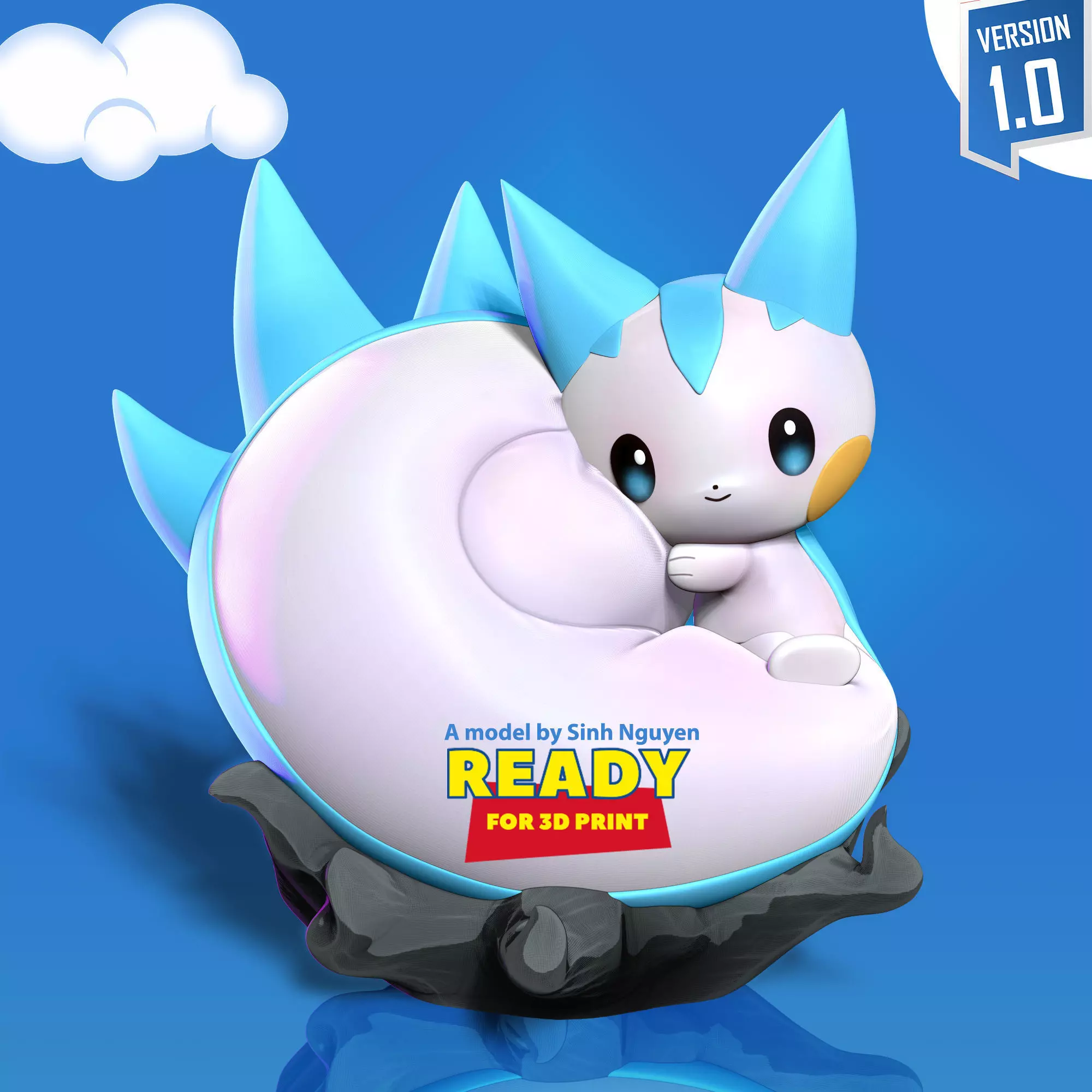 Pachirisu - Pokemon Fanart 3D print model_0