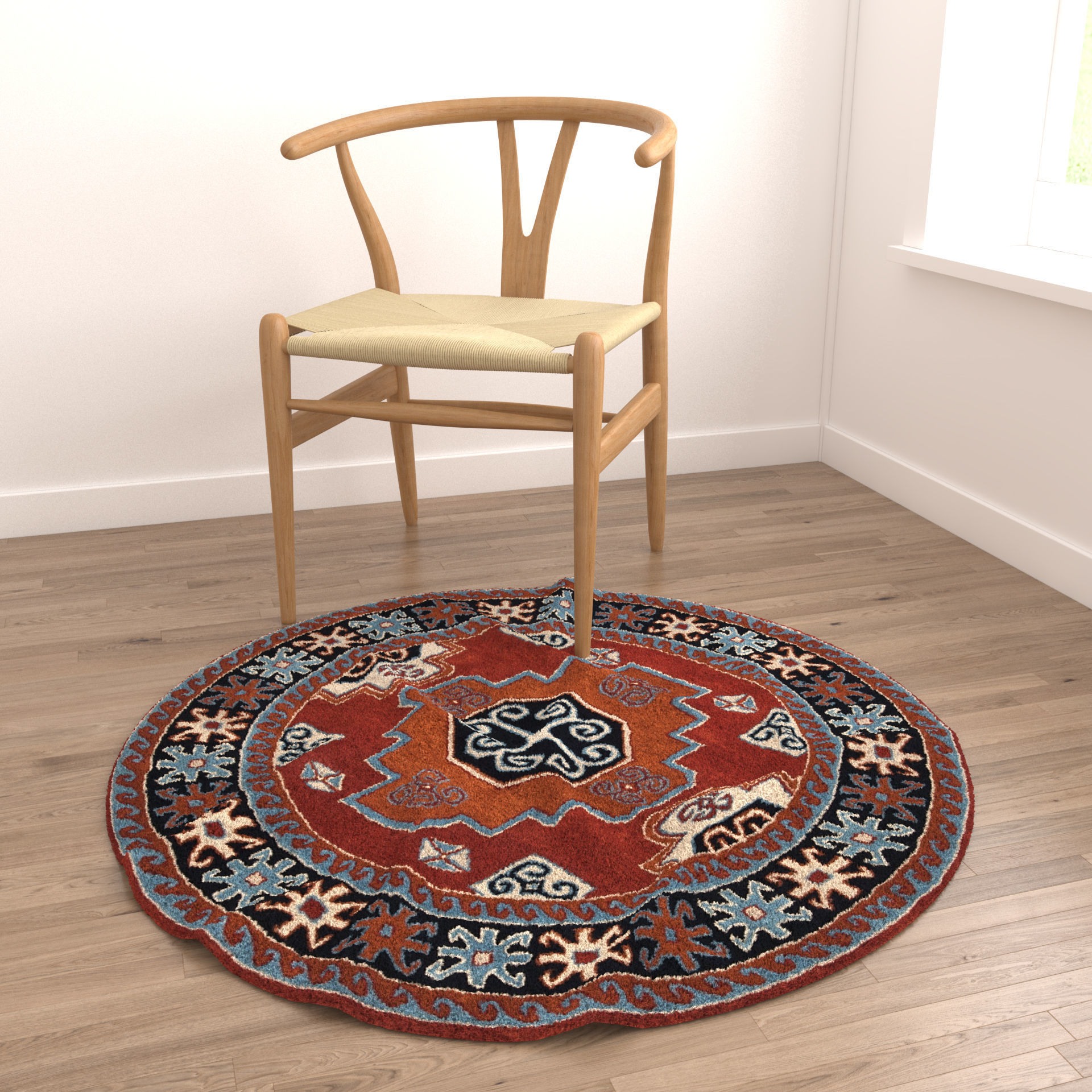 Rugs No 839 Low-poly 3D model_3